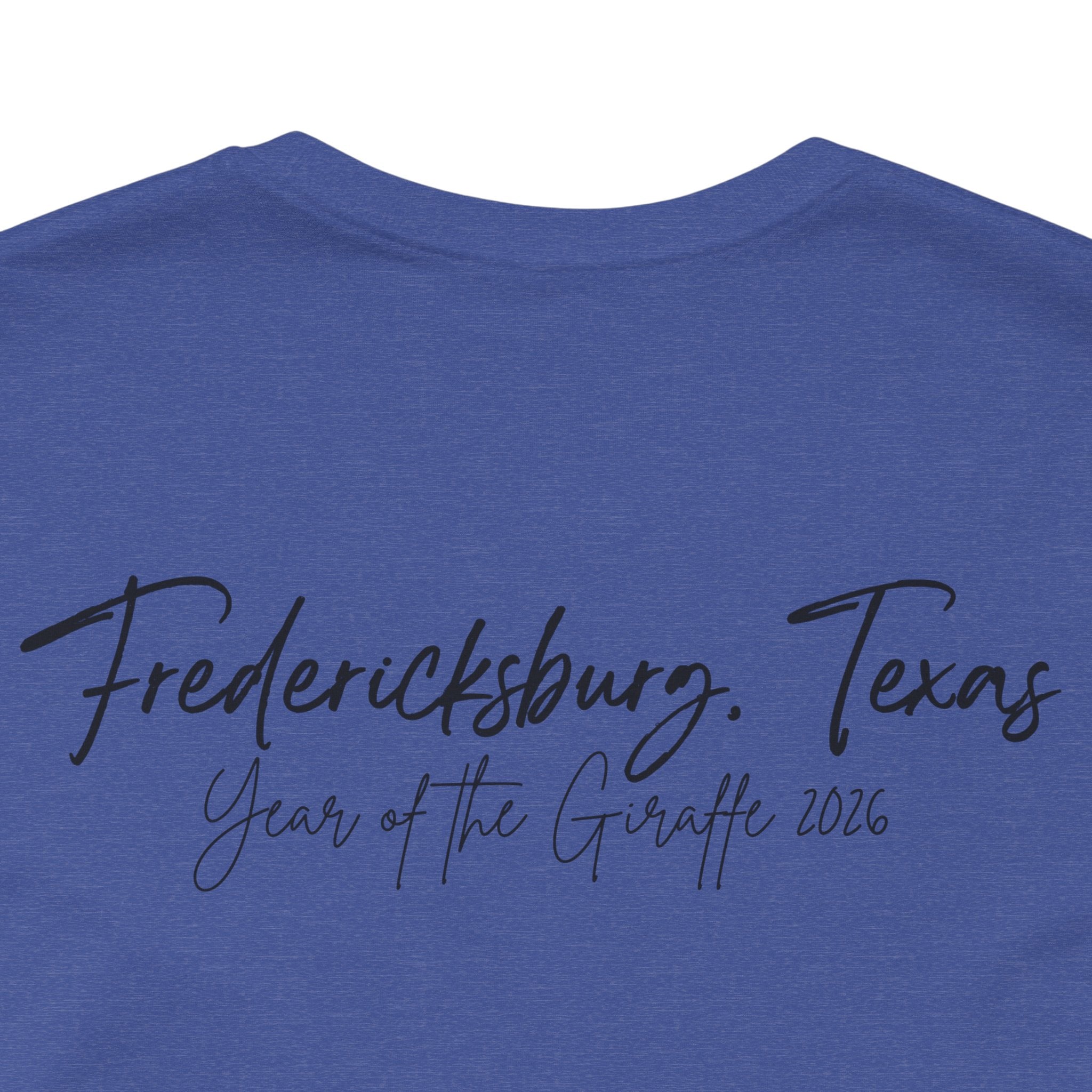 Giraffe Polaroid Photo Tee — "Love, Gracie G.Raffe" Graphic T-Shirt