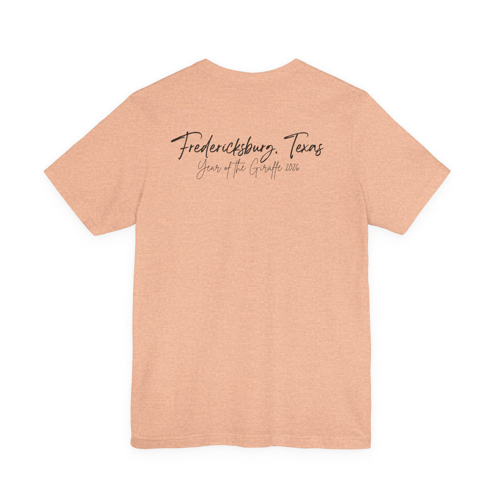 Fredericksburg Texas Vintage Scene Tee featuring Gracie