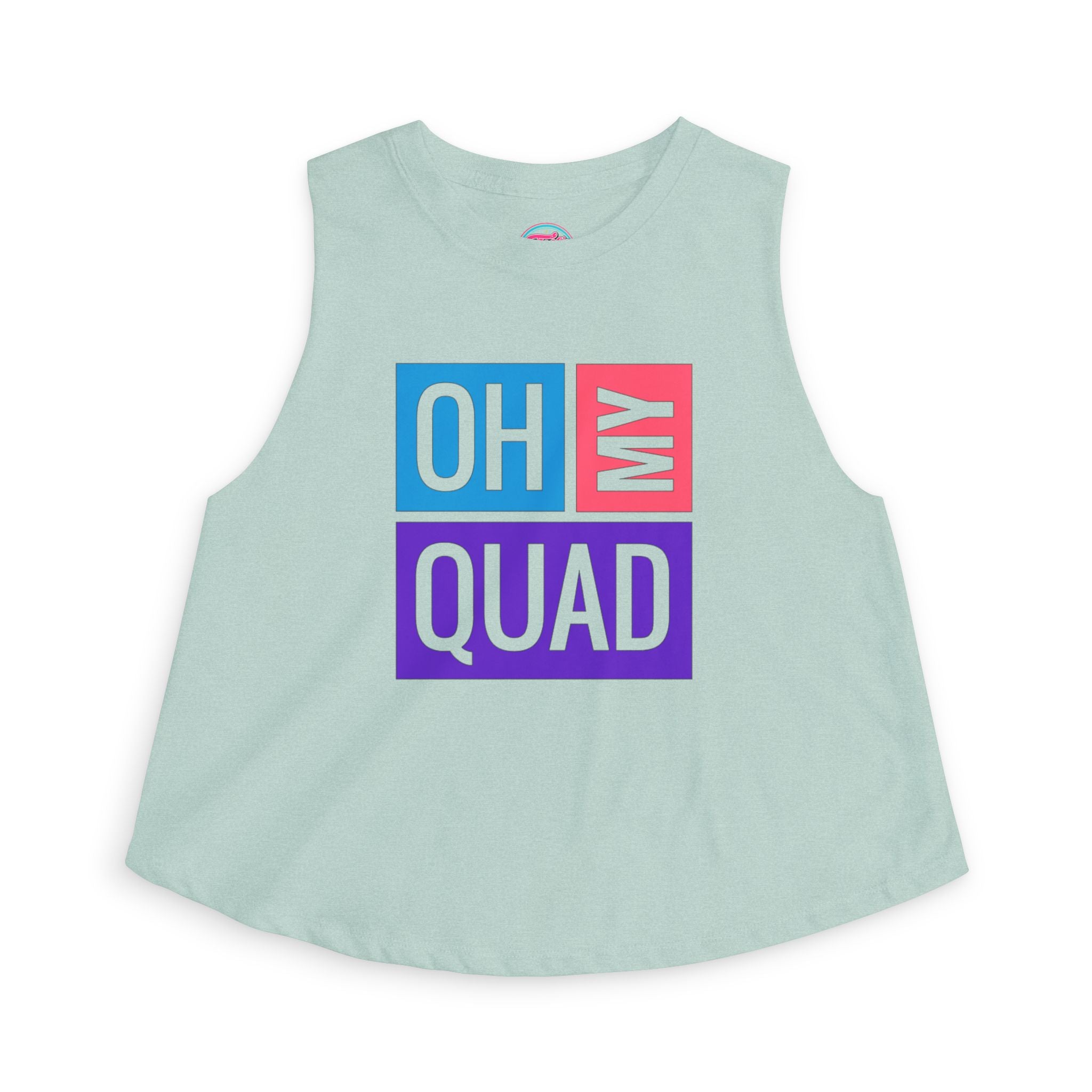 Oh My Quad Crop Top — Funny Fitness Pilates, Gym Tank for Women