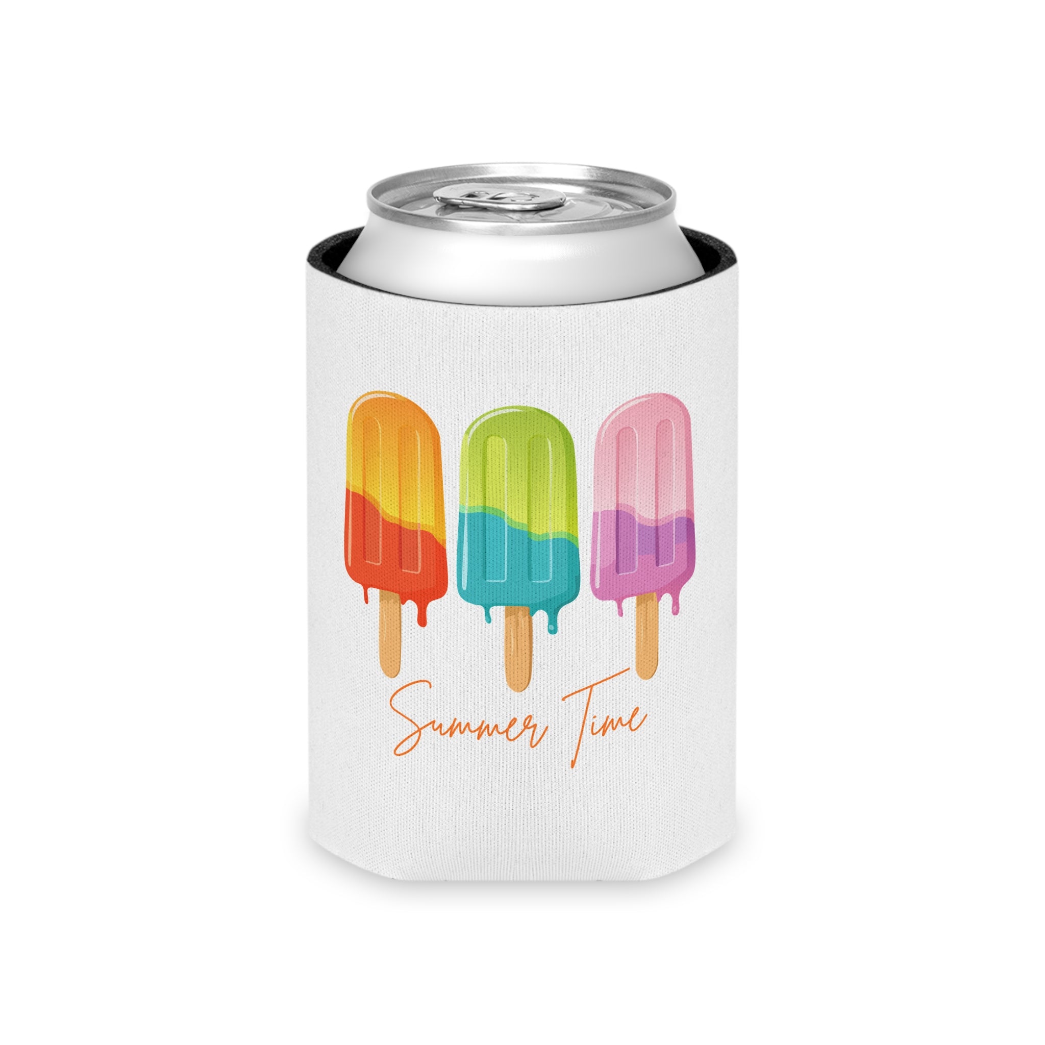 Can Cooler — Summer Time Popsicle Can Cooler