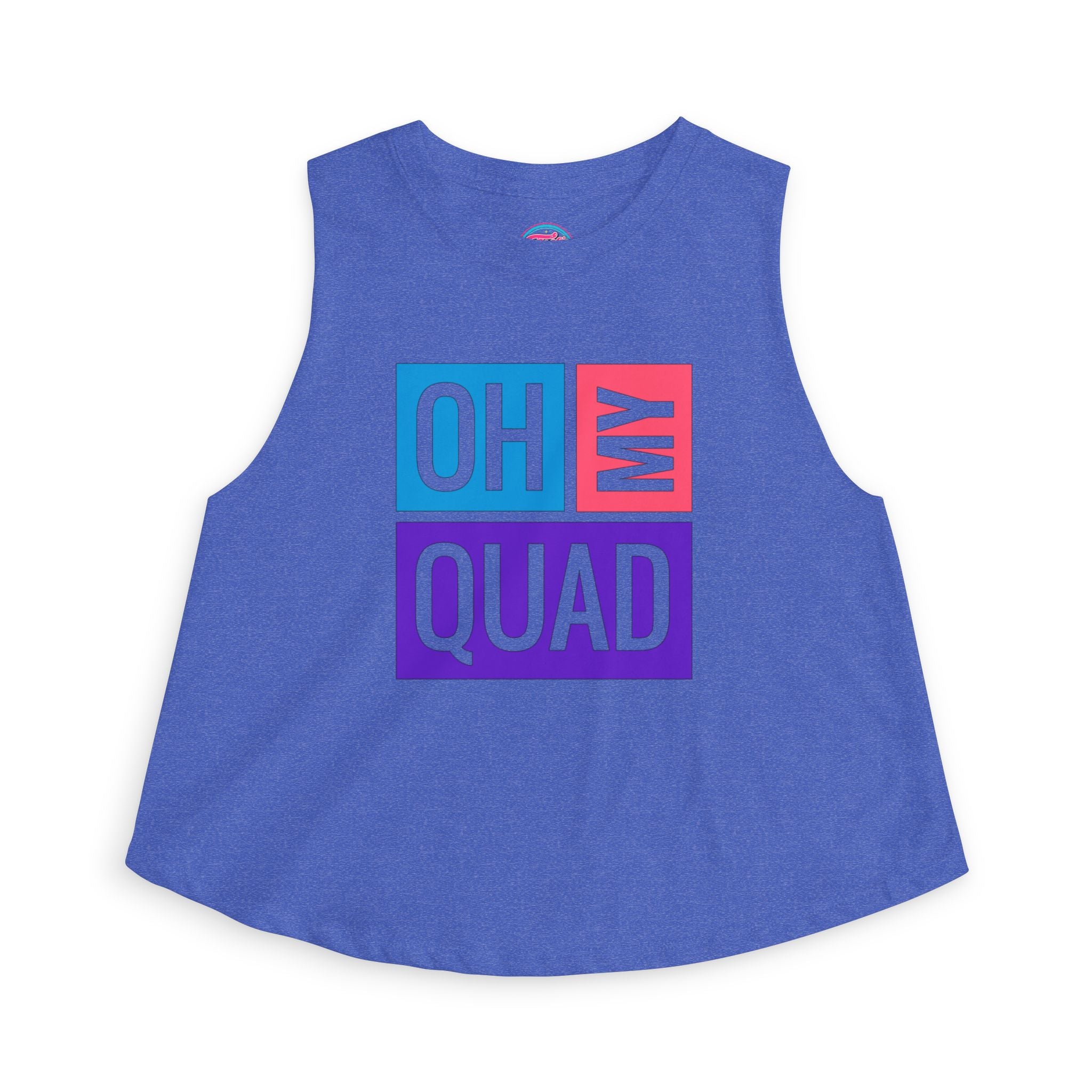 Oh My Quad Crop Top — Funny Fitness Pilates, Gym Tank for Women