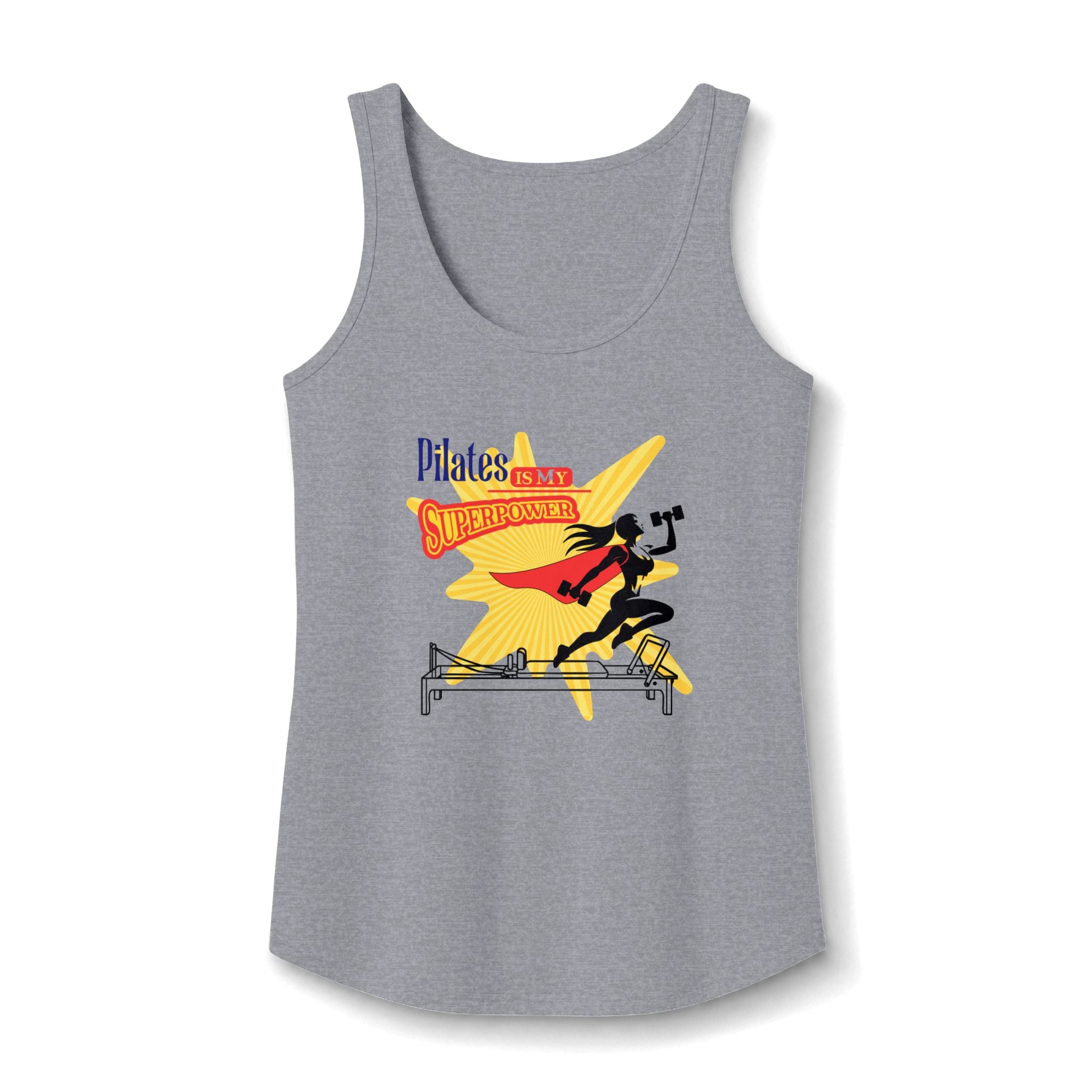 Pilates Is My Superpower Tank Top — Women's Pilates Workout Tank