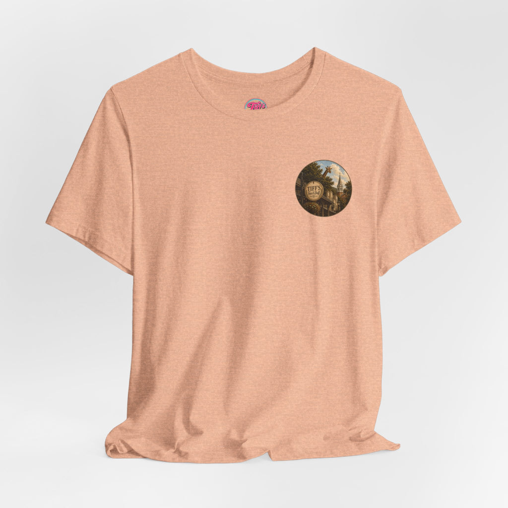 Fredericksburg Texas Vintage Street Scene Tee — Retro Travel Souvenir T-Shirt