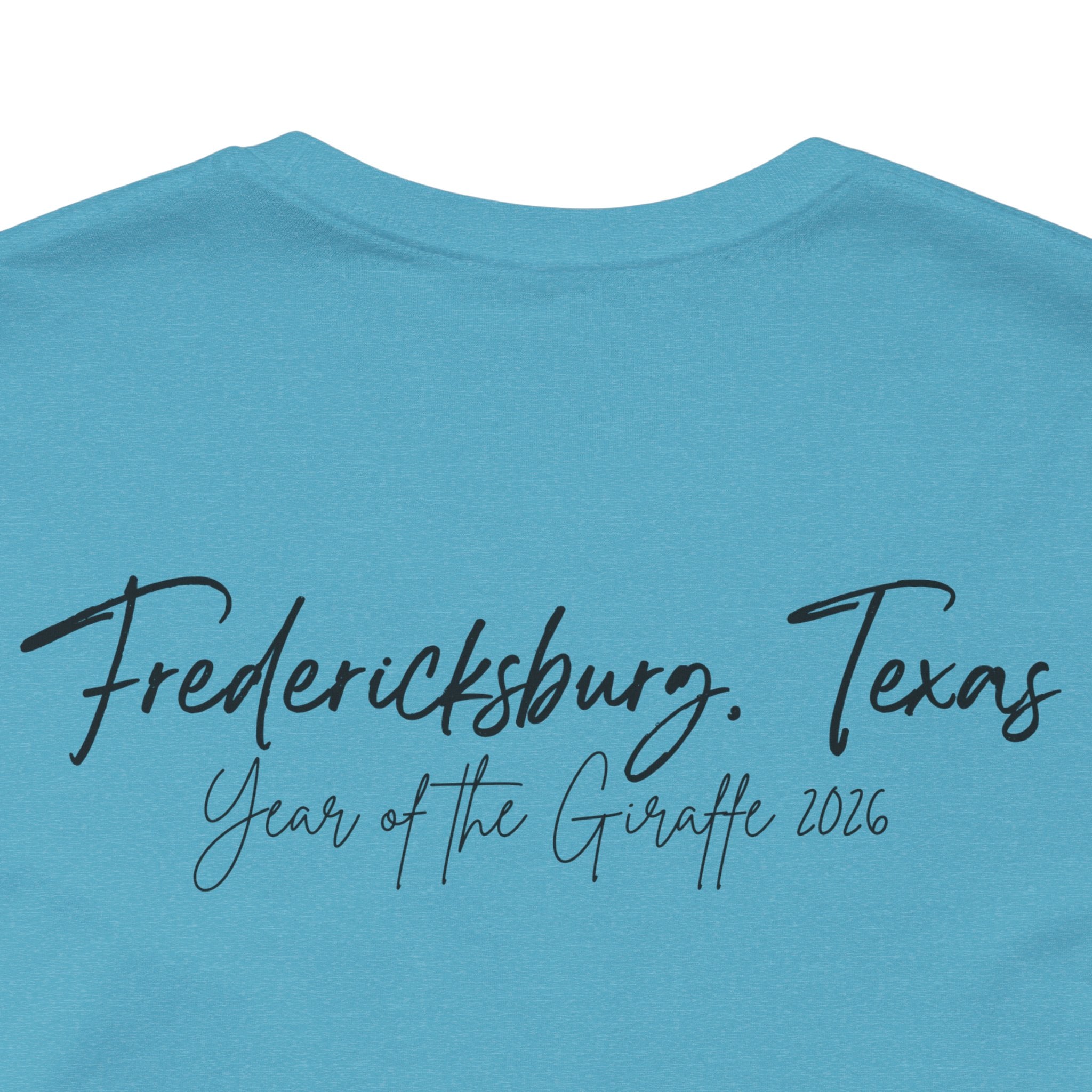 Giraffe Polaroid Photo Tee — "Love, Gracie G.Raffe" Graphic T-Shirt