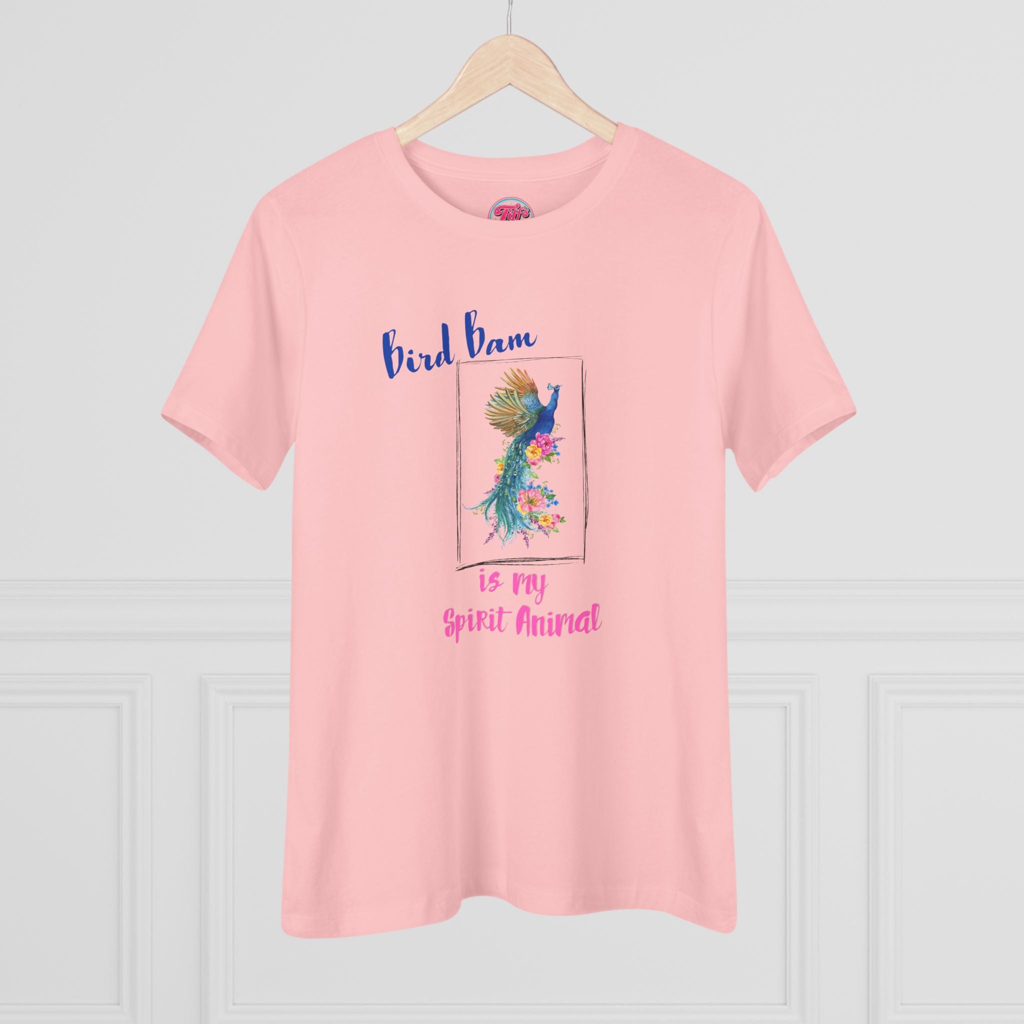 Bird Bam Is My Spirit Animal Tee — Women's Cotton Graphic Mahjong Shirt