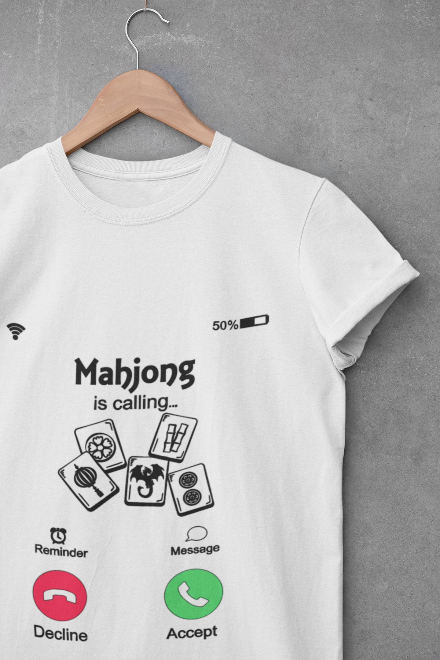 Mahjong Is Calling T-Shirt — Funny Mahjong Player Tee