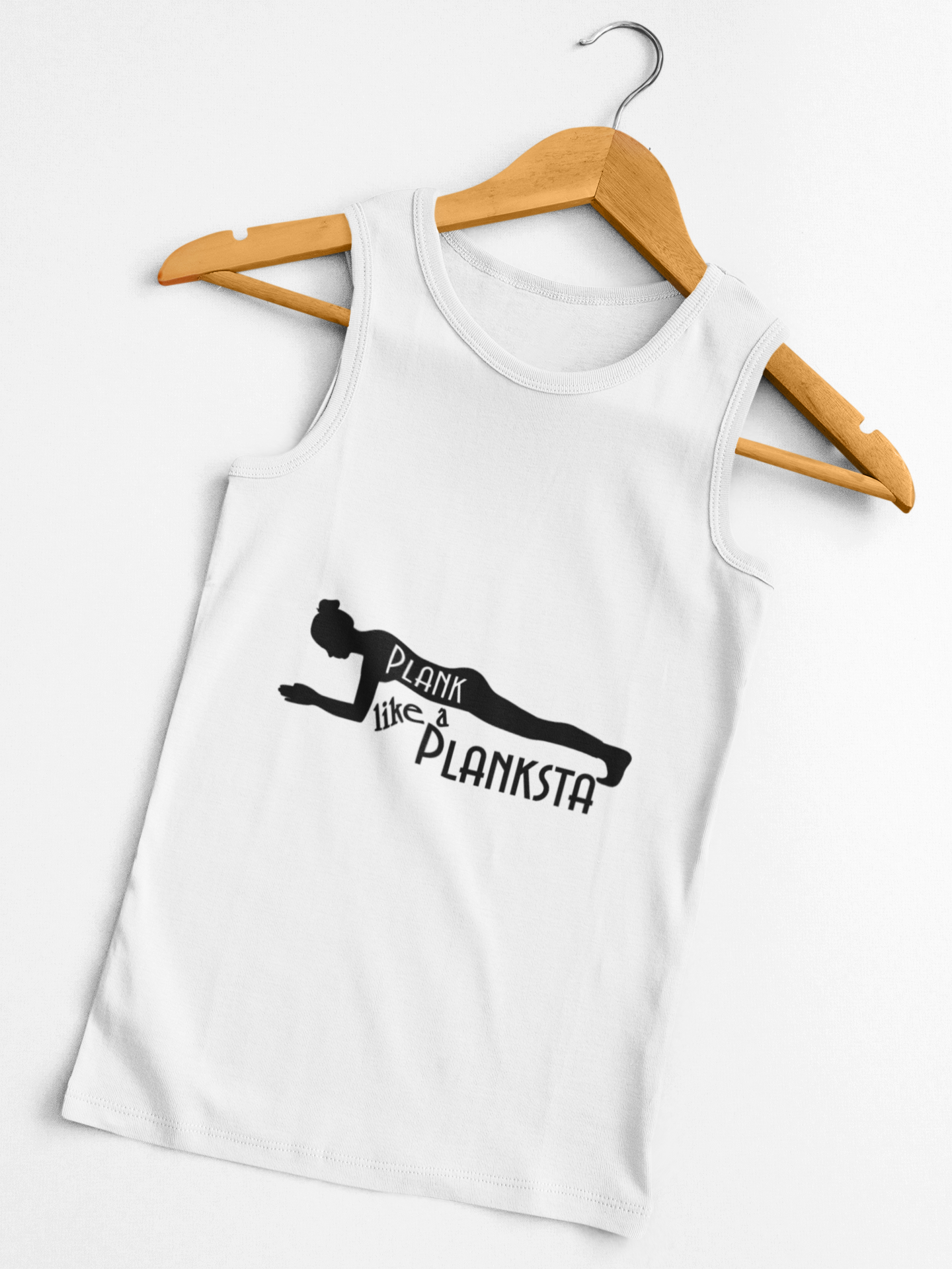 Plank Like a Planksta Tank Top - Funny Fitness Workout Tank