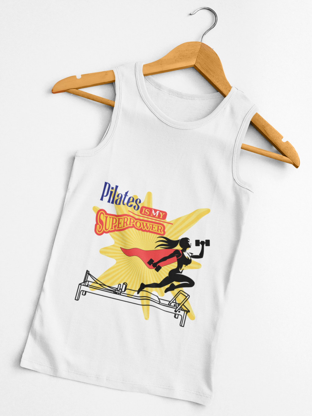 Pilates Is My Superpower Muscle Tank