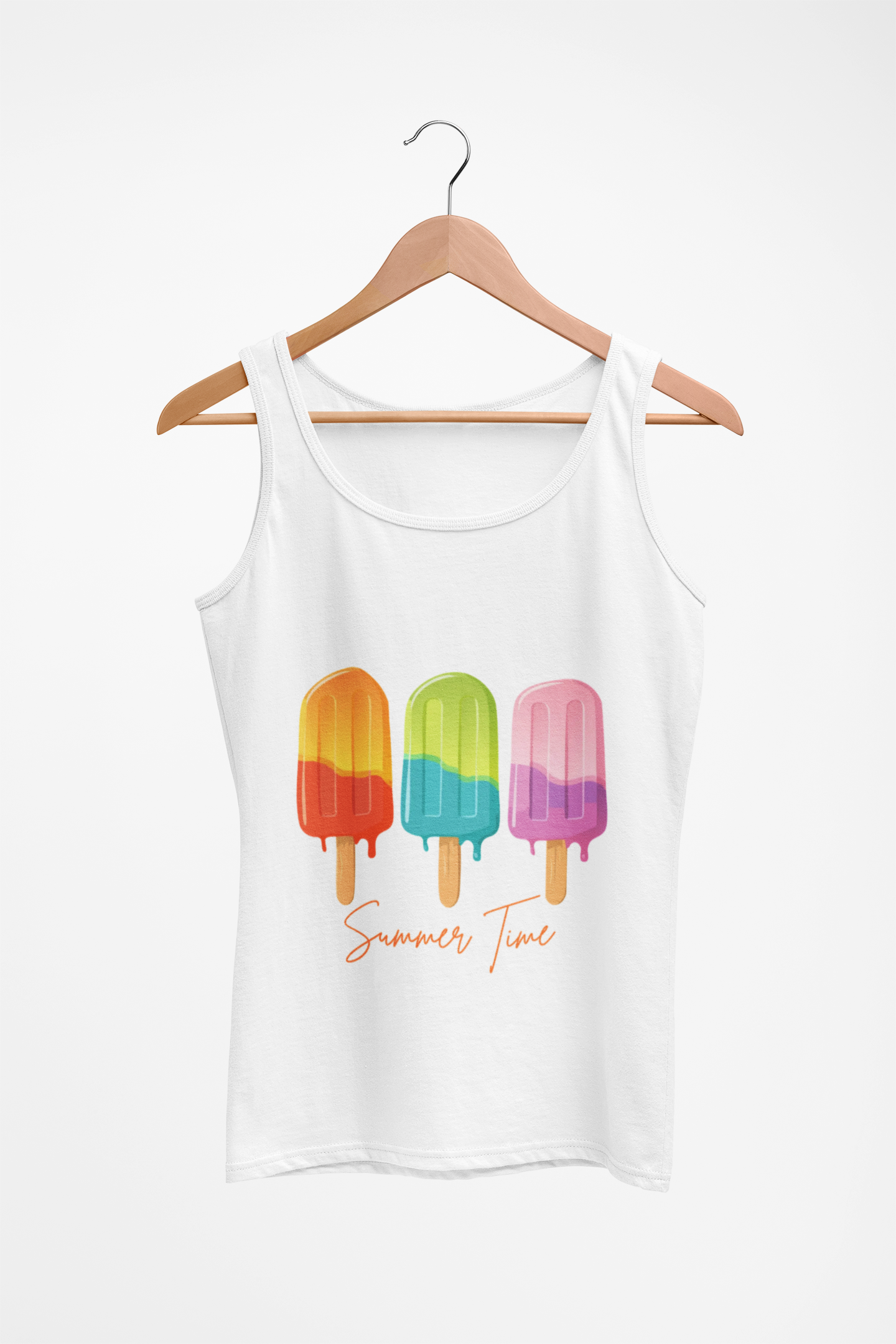 Summer Time Ice Cream Muscle Tank