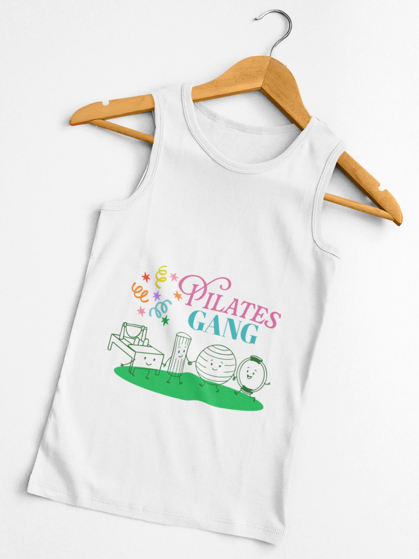 Pilates Gang Tank Top — Cute Pilates Graphic Workout Tank