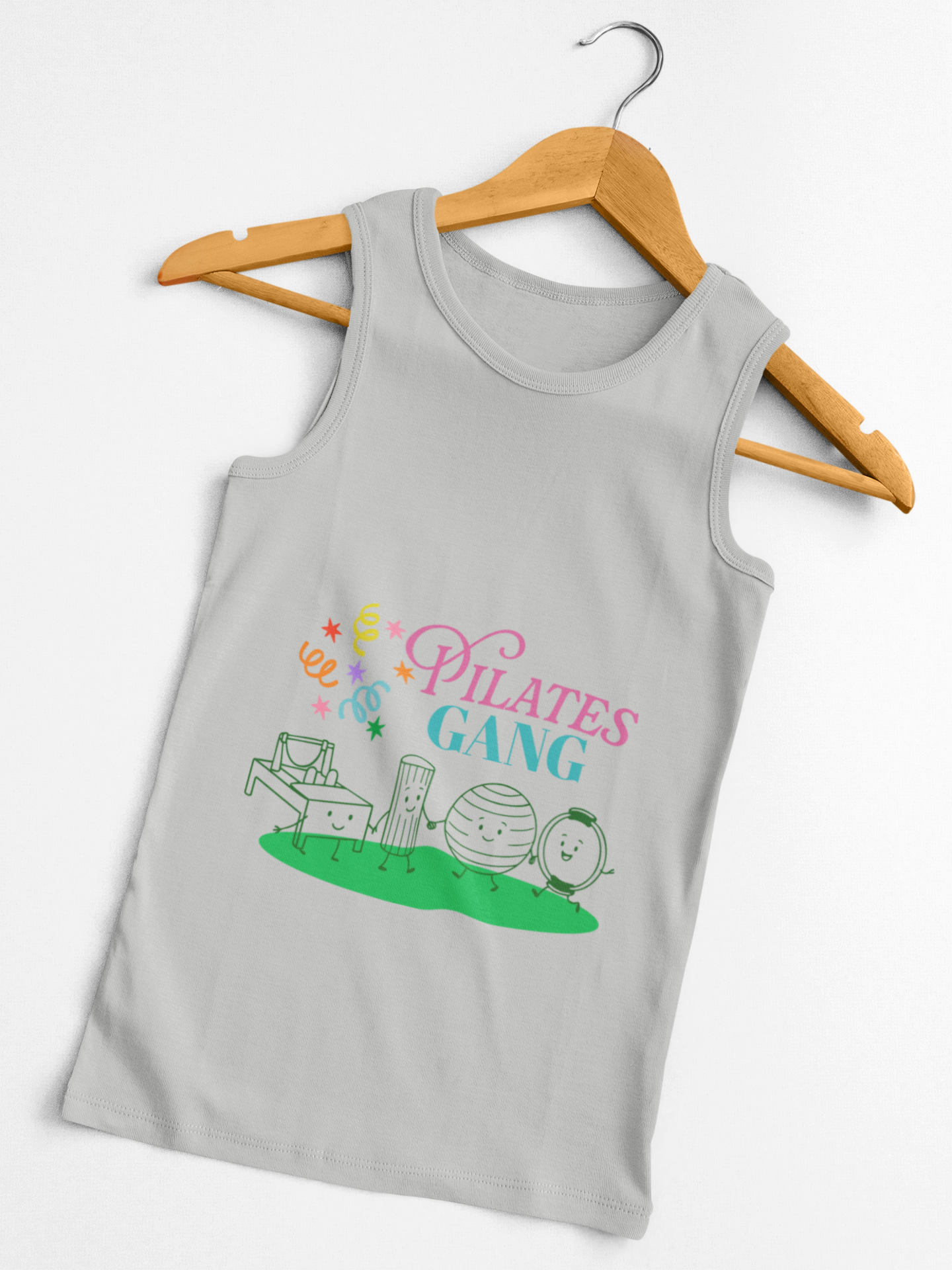 Pilates Gang Tank Top — Cute Pilates Graphic Workout Tank