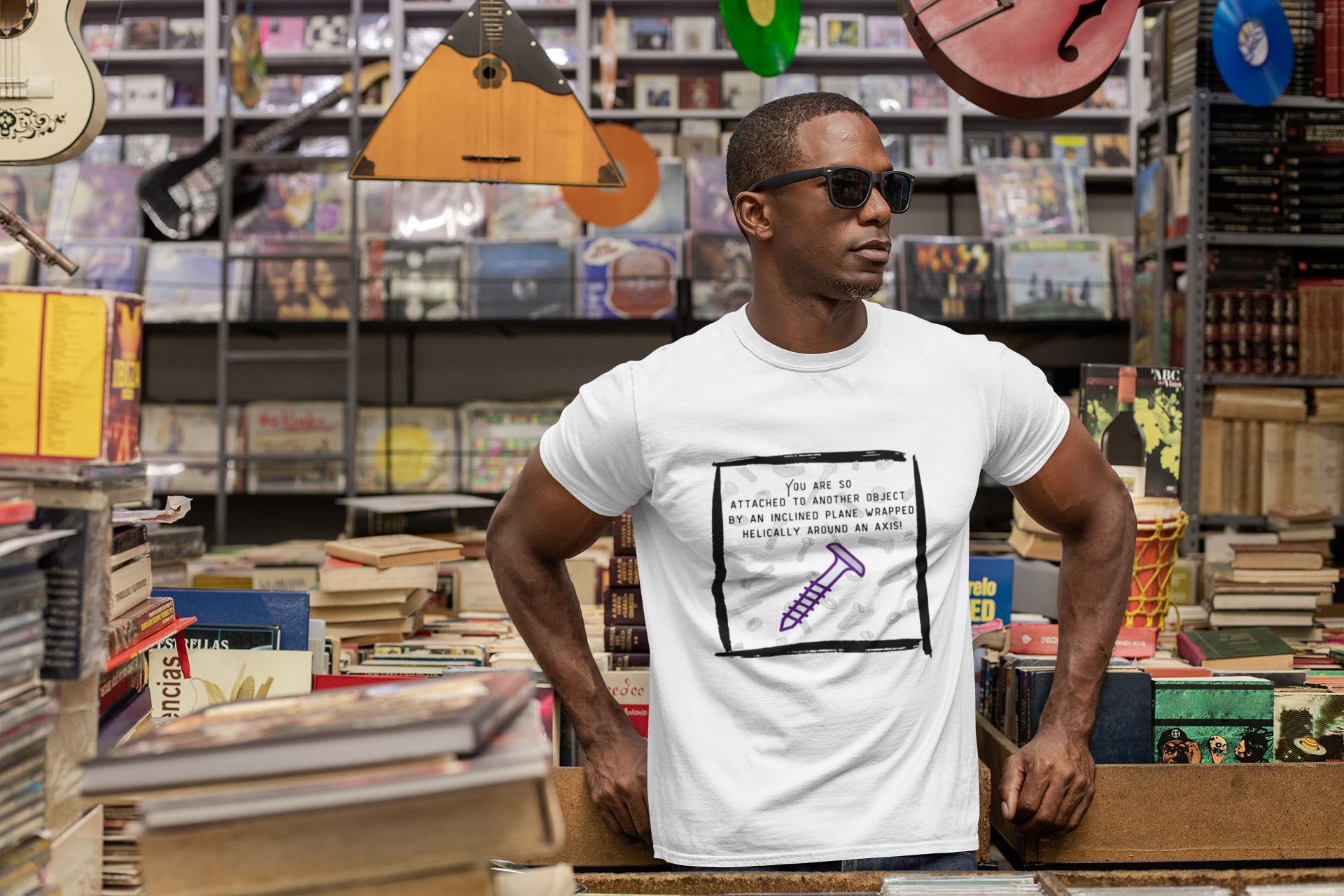 Screw You Funny Graphic T-Shirt — 'You Are So Attached...' Screw Joke Tee