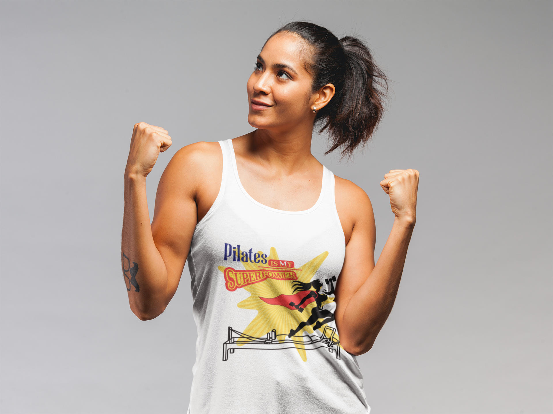 Pilates Is My Superpower Muscle Tank