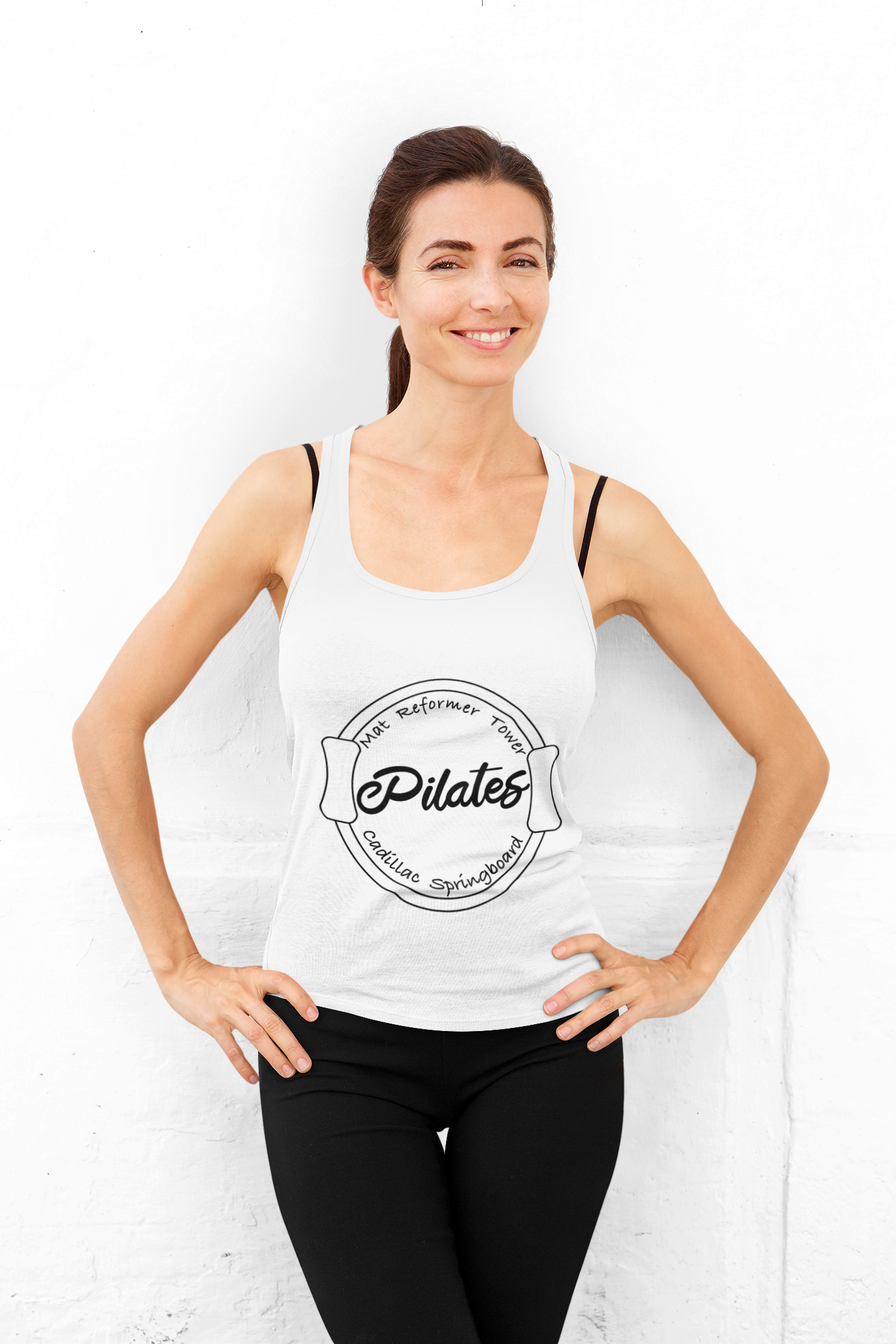 Pilates Magic Circle Racerback Tank — Women's Flowy Workout Top