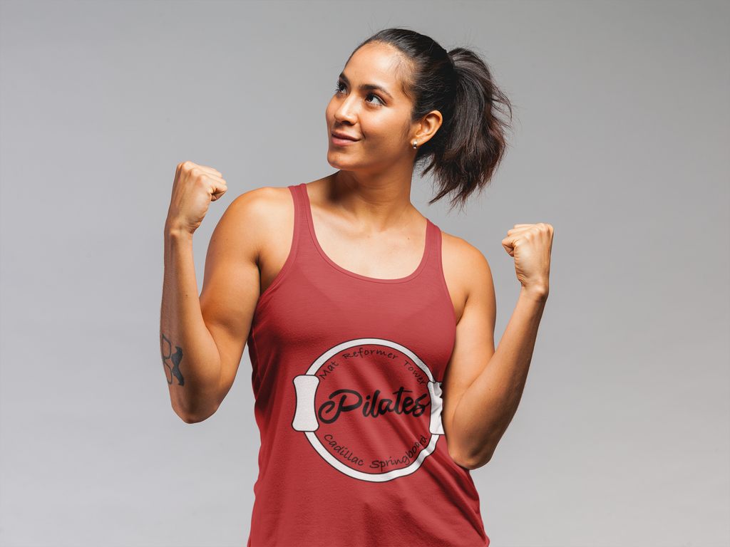 Pilates Magic Circle Racerback Tank — Women's Flowy Workout Top