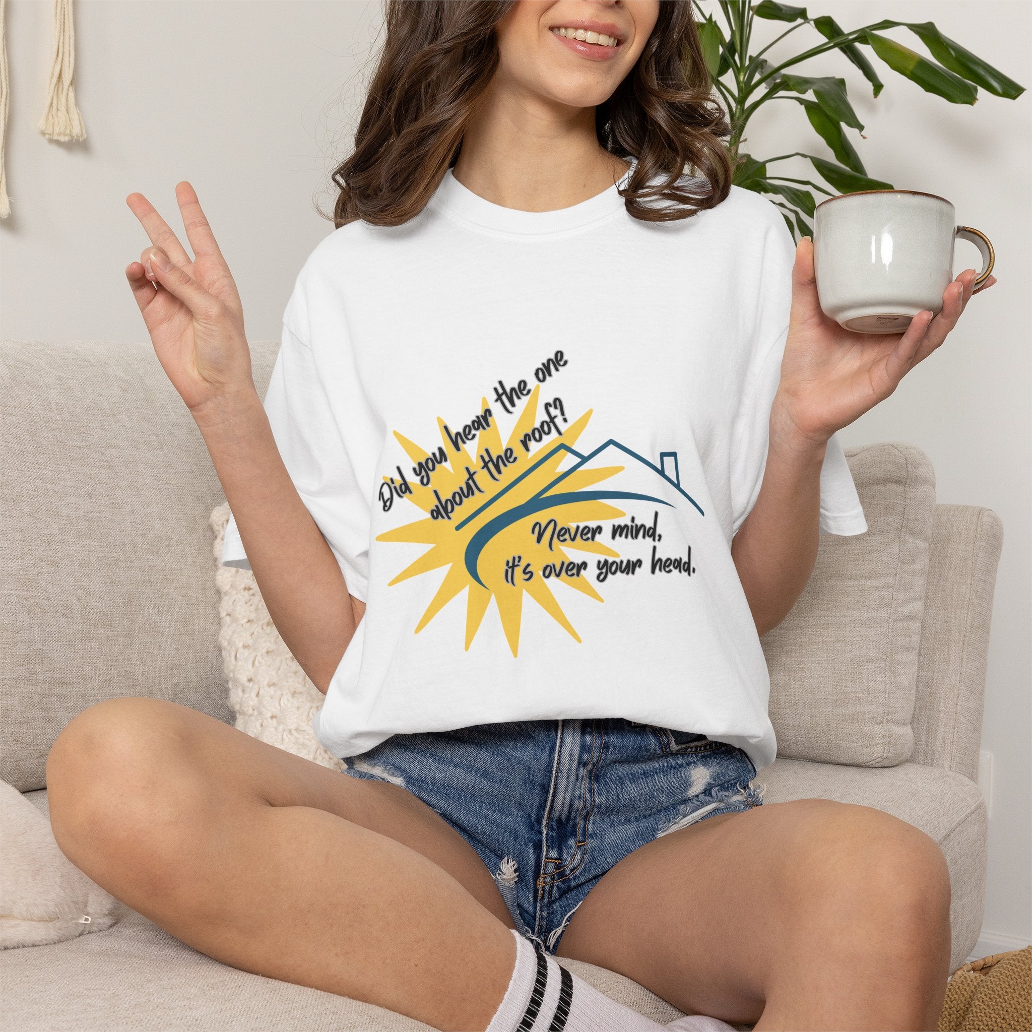 Funny Pun Dad Joke T‑Shirt — "Never mind, it's over your head" Graphic Tee