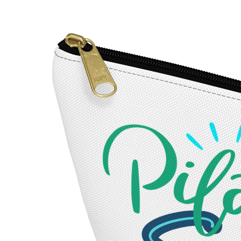 Pilates Socks Accessory Pouch — T‑Bottom Zip Bag for Workout Gear