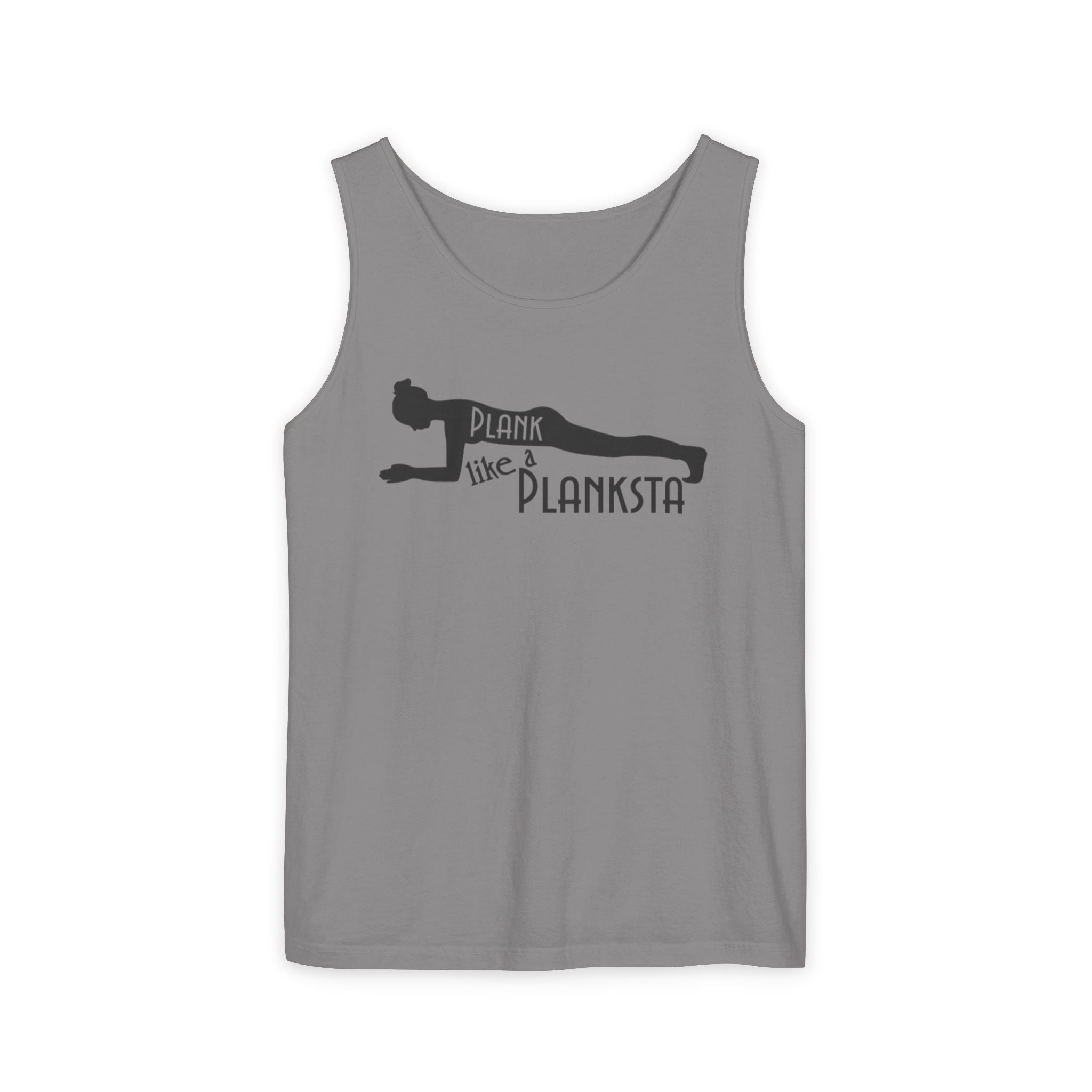 Plank Like a Planksta Tank Top — Funny Fitness Workout Tank