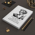 Sarcasm University Hardcover Journal — Retro Pinup with Quote ‘No one looks back on their life and remembers the nights they had [...]