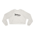 Cropped Pullover — "Plank Like a Planksta" Fitness Graphic