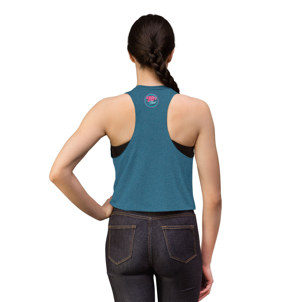 Pilates Women's Crop Top — Breath, Centering & Flow Fitness Tank