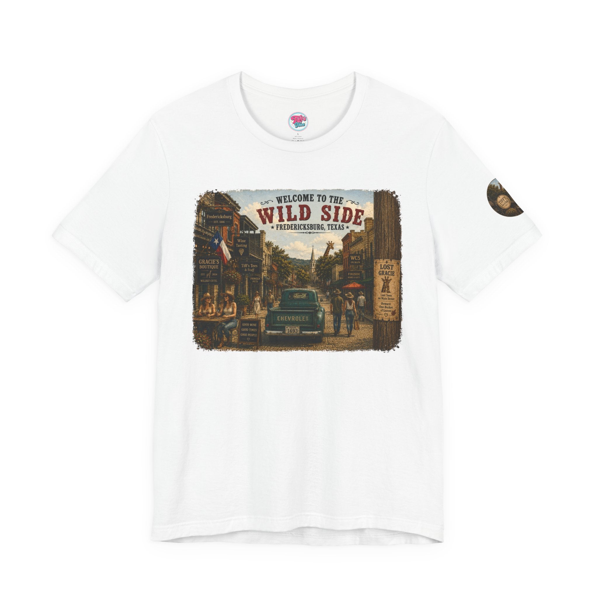 Wild Side Vintage Road T‑Shirt — 'Welcome to the Wild Side' Retro Americana Tee