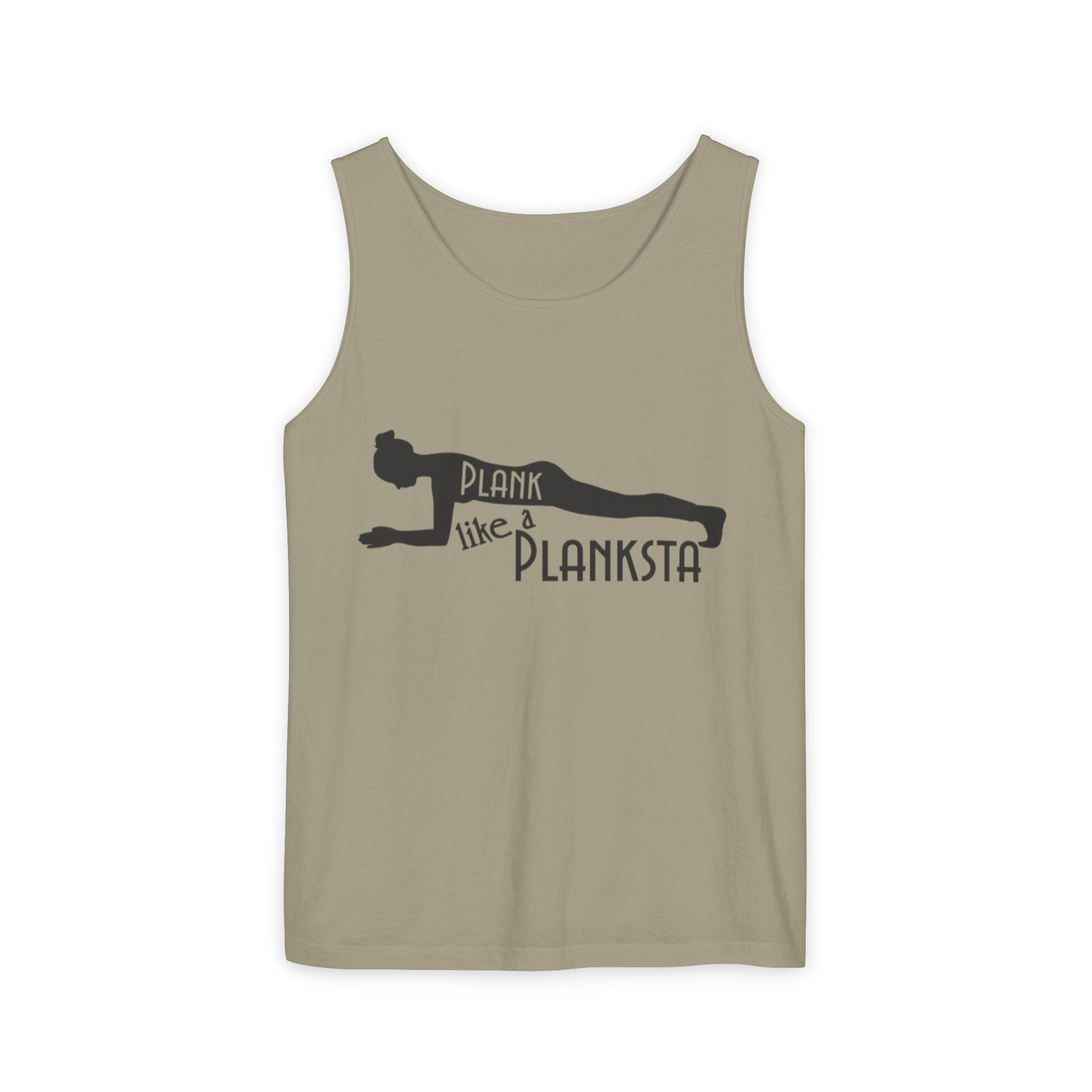 Plank Like a Planksta Tank Top - Funny Fitness Workout Tank