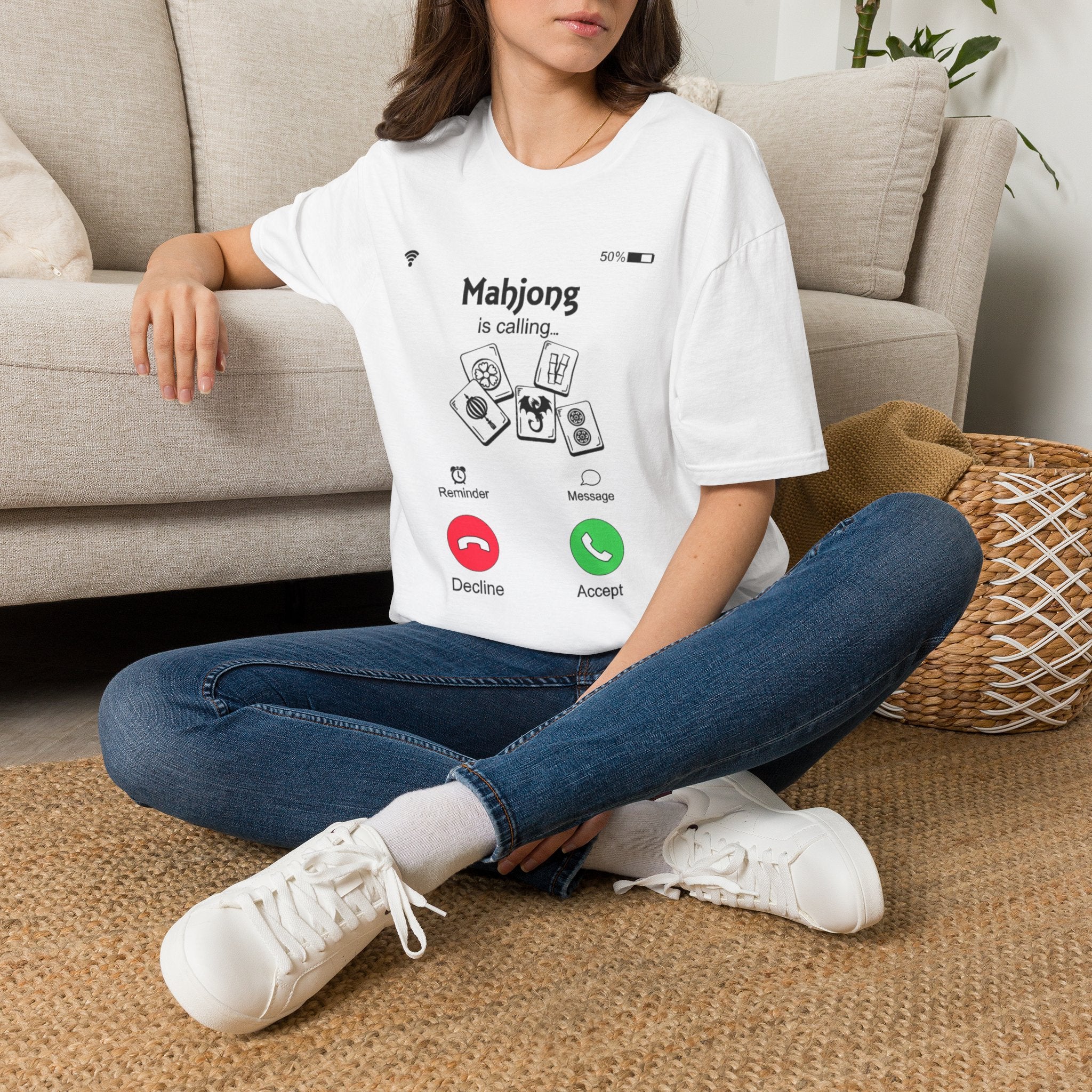 Mahjong Is Calling T-Shirt — Funny Mahjong Player Tee