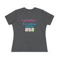 Most Likely to Be a Mahjong Assassin Tee - Funny Mahjong Women's Cotton Tee