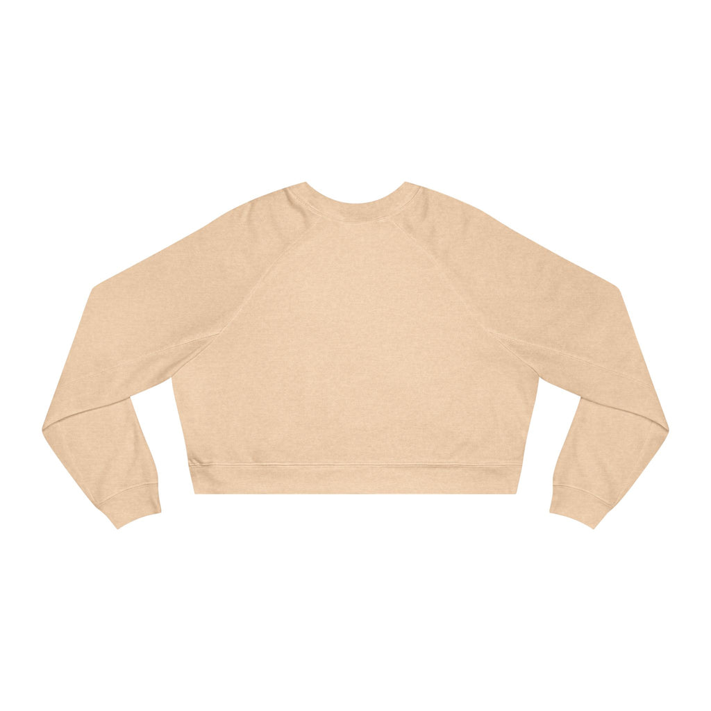Cropped Pullover — "Plank Like a Planksta" Fitness Graphic