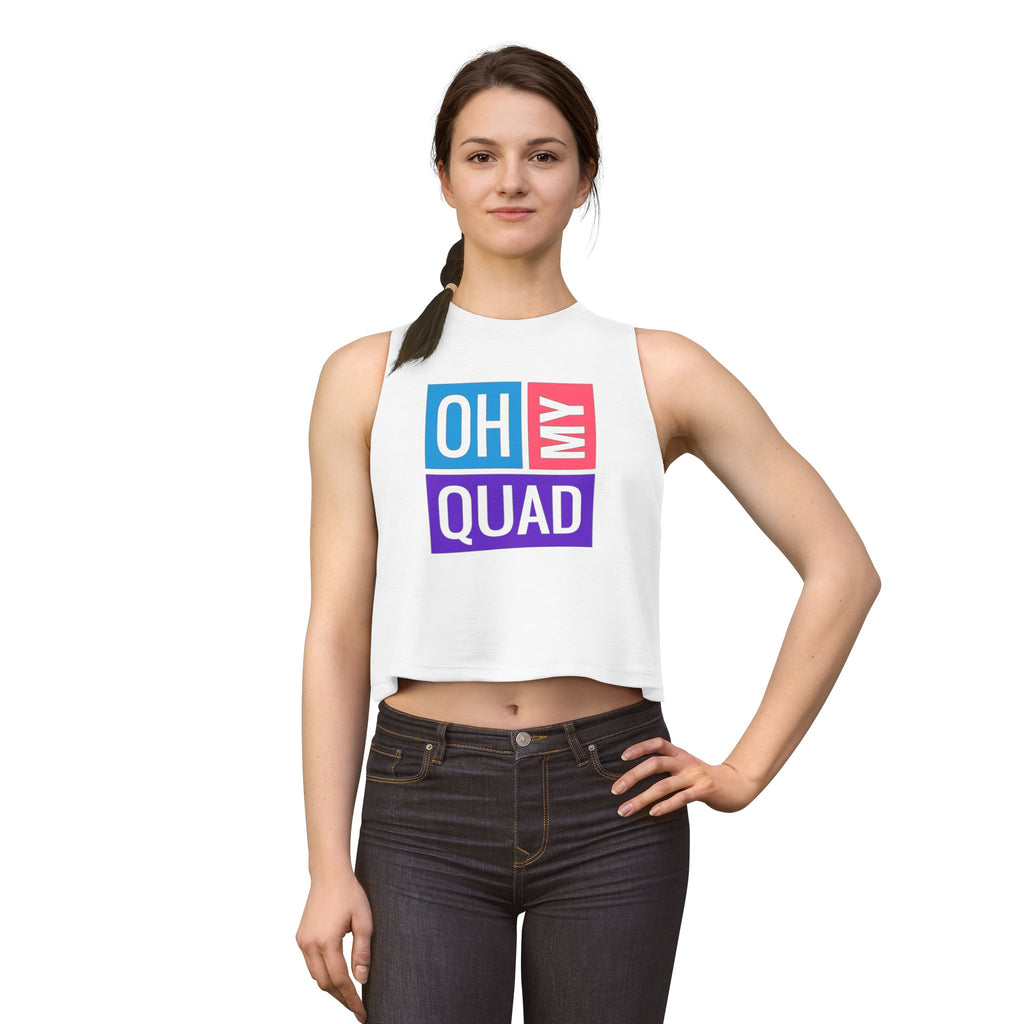 Oh My Quad Crop Top — Funny Fitness Pilates, Gym Tank for Women