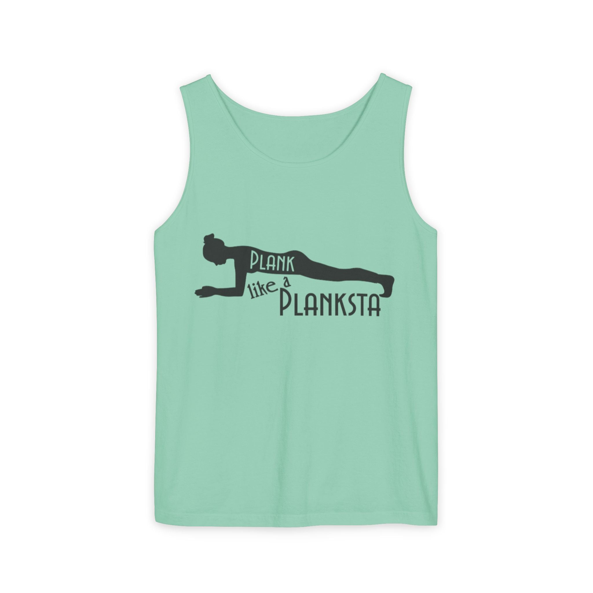 Plank Like a Planksta Tank Top - Funny Fitness Workout Tank
