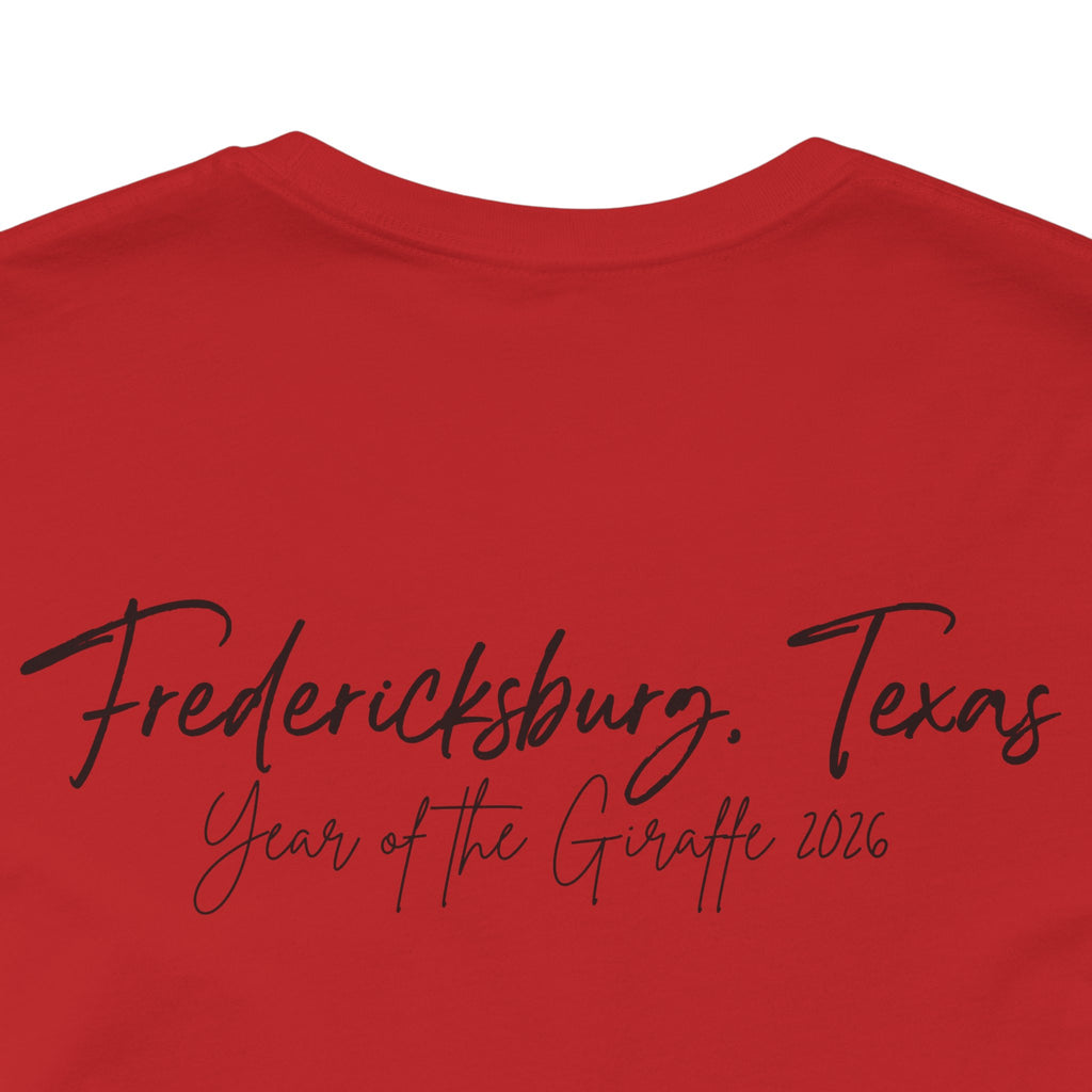 Fredericksburg Texas Vintage Scene Tee featuring Gracie