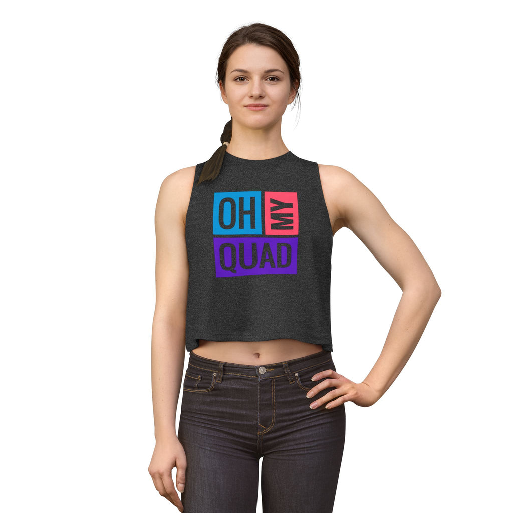 Oh My Quad Crop Top — Funny Fitness Pilates, Gym Tank for Women