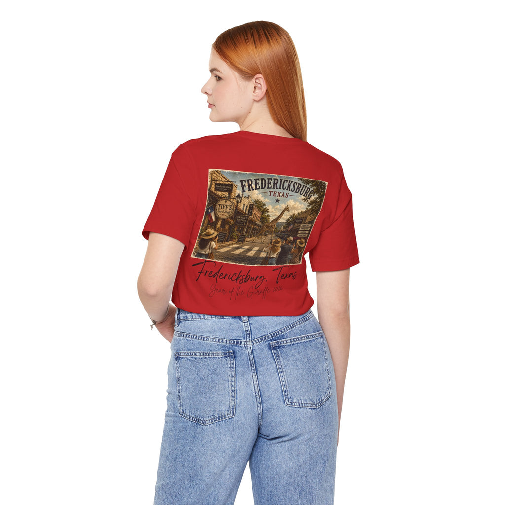 Fredericksburg Texas Vintage Street Scene Tee — Retro Travel Souvenir T-Shirt