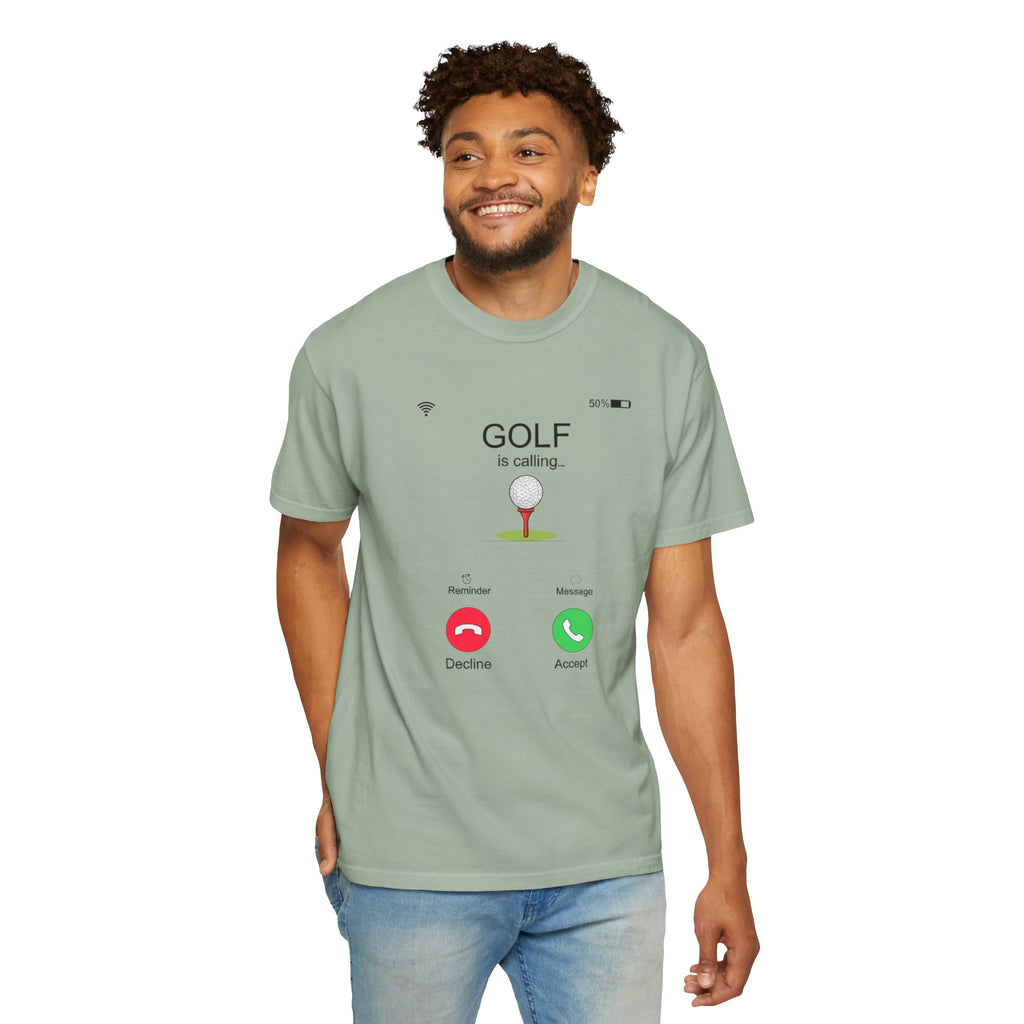 Golf Is Calling T-Shirt — Golf is Calling Phone Call Tee