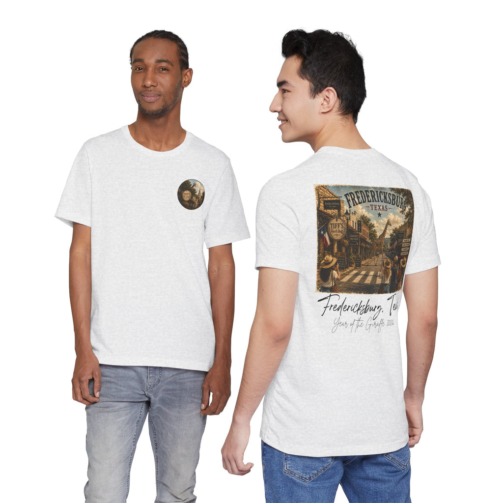 Fredericksburg Texas Vintage Street Scene Tee — Retro Travel Souvenir T-Shirt