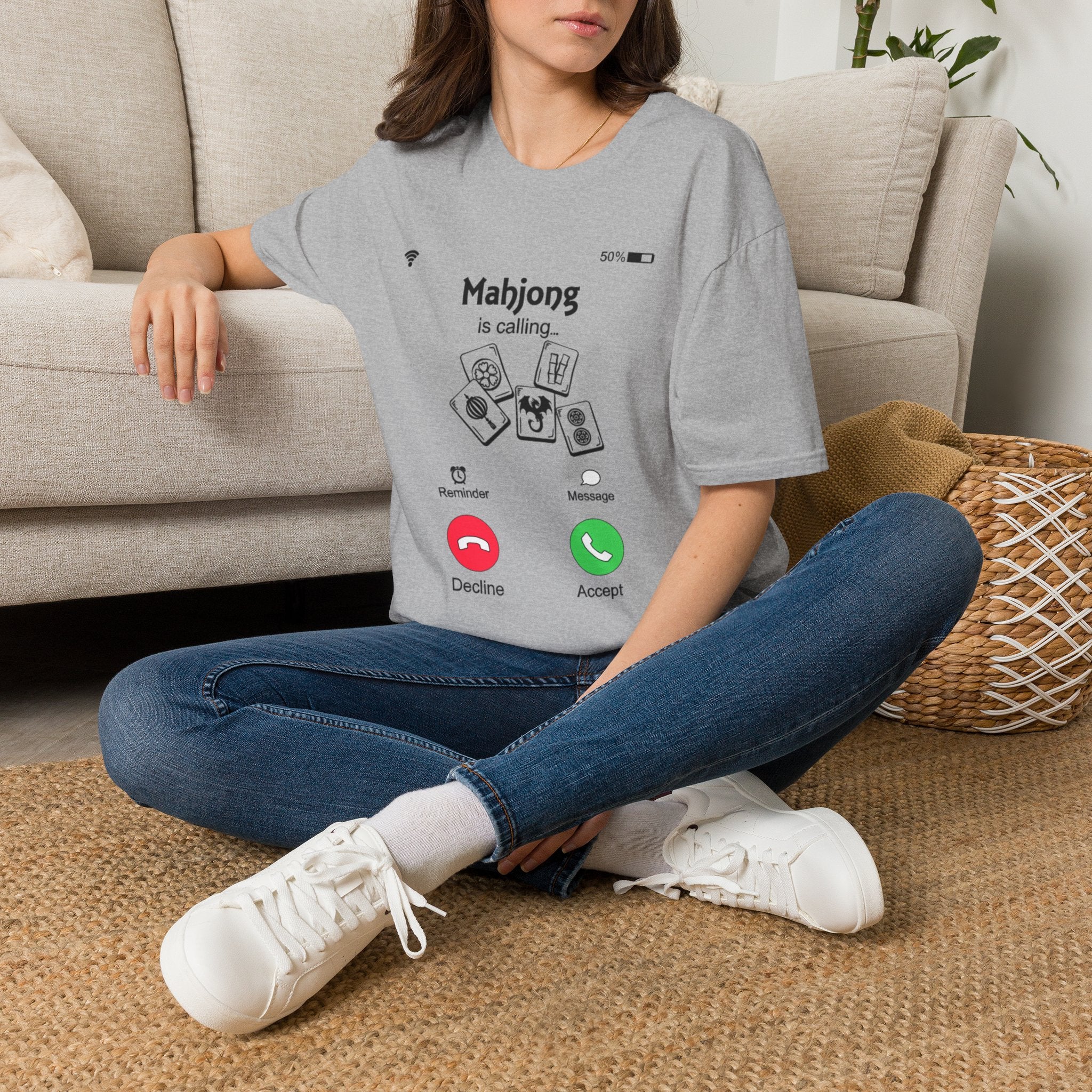 Mahjong Is Calling T-Shirt — Funny Mahjong Player Tee