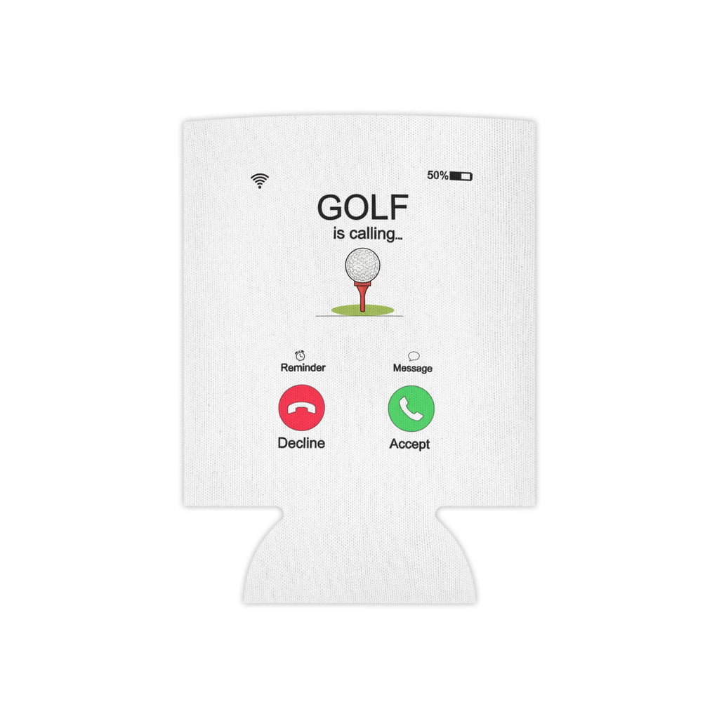 Can Cooler - "Golf is Calling" Phone Call Design | Golf Lover Beverage Koozie