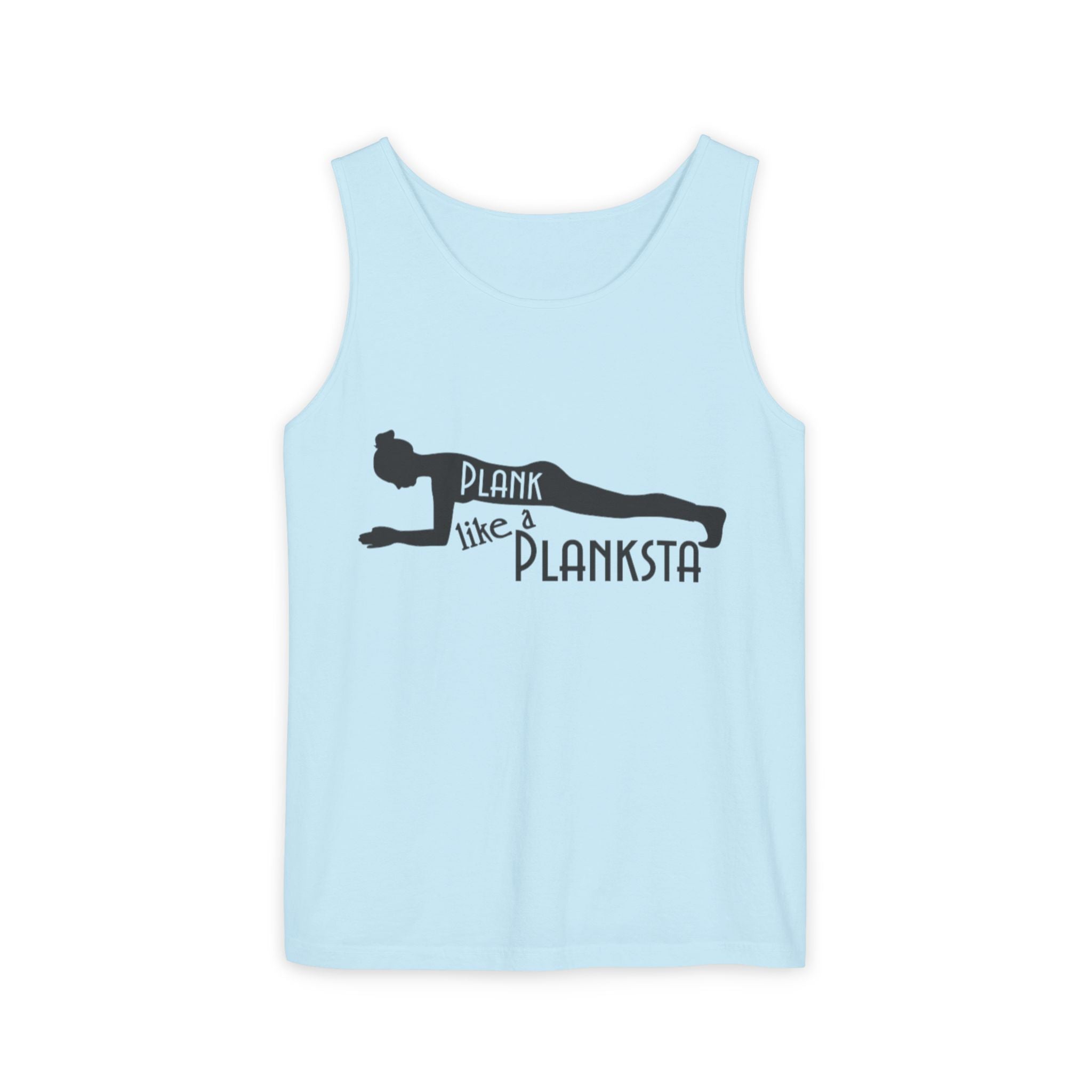 Plank Like a Planksta Tank Top - Funny Fitness Workout Tank