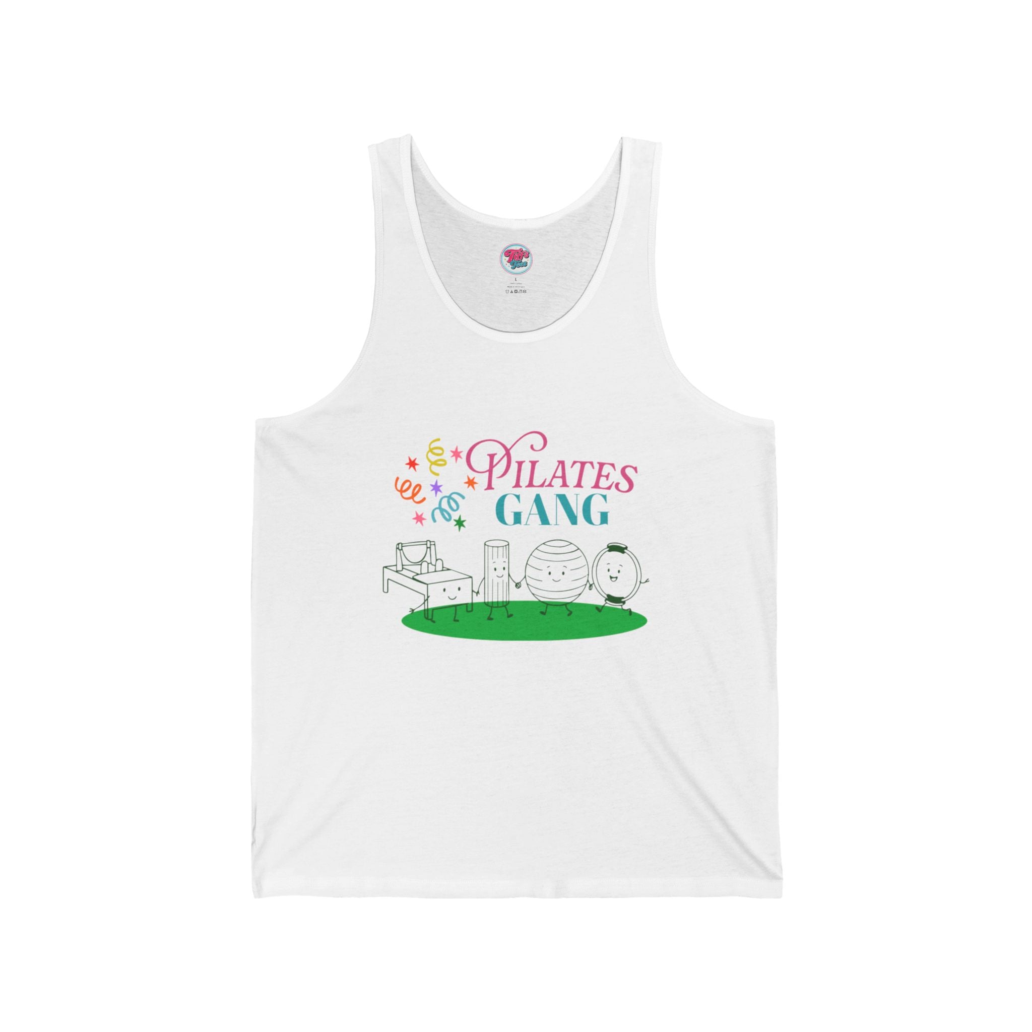 Pilates Gang Tank Top — Cute Pilates Graphic Workout Tank