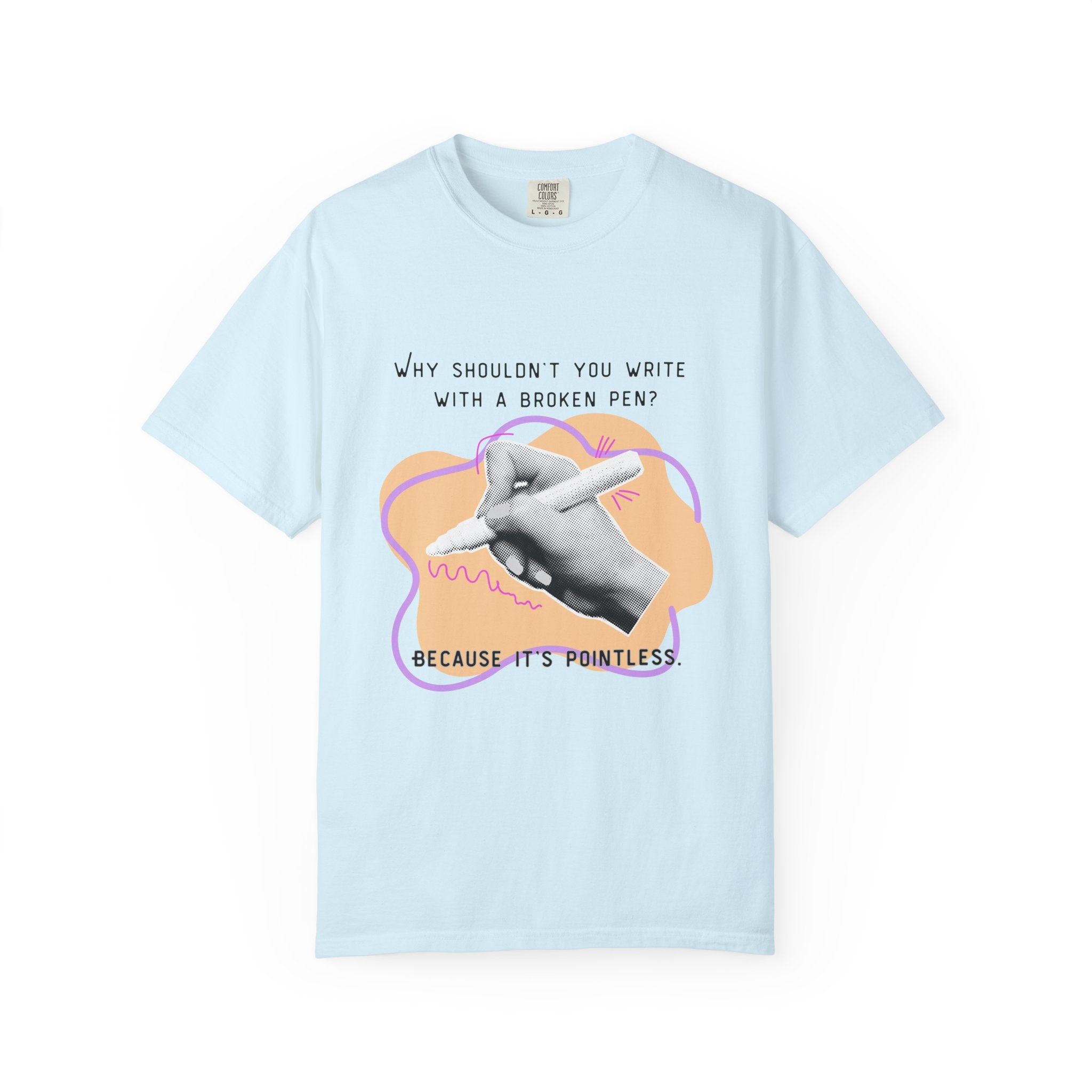 Punny Pen Dad Joke T‑Shirt — “Because It’s Pointless” Graphic Tee