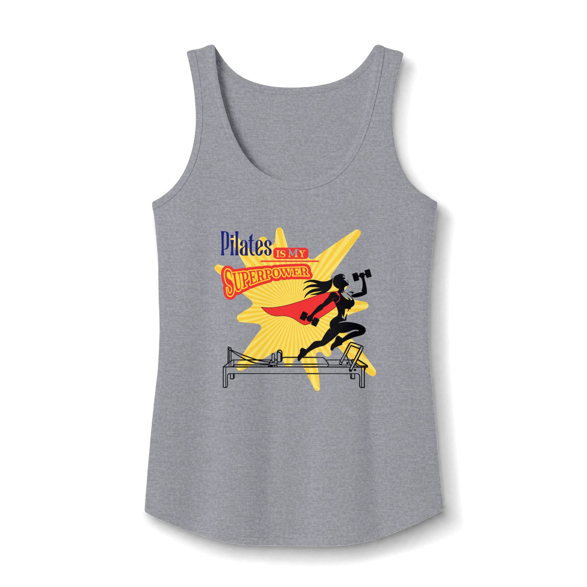 Pilates Is My Superpower Tank Top — Women's Pilates Workout Tank