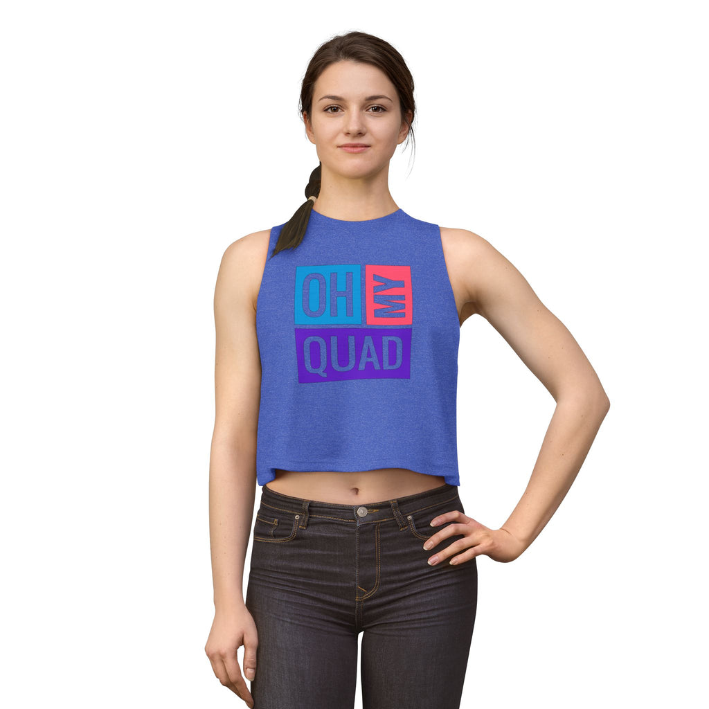 Oh My Quad Crop Top — Funny Fitness Pilates, Gym Tank for Women
