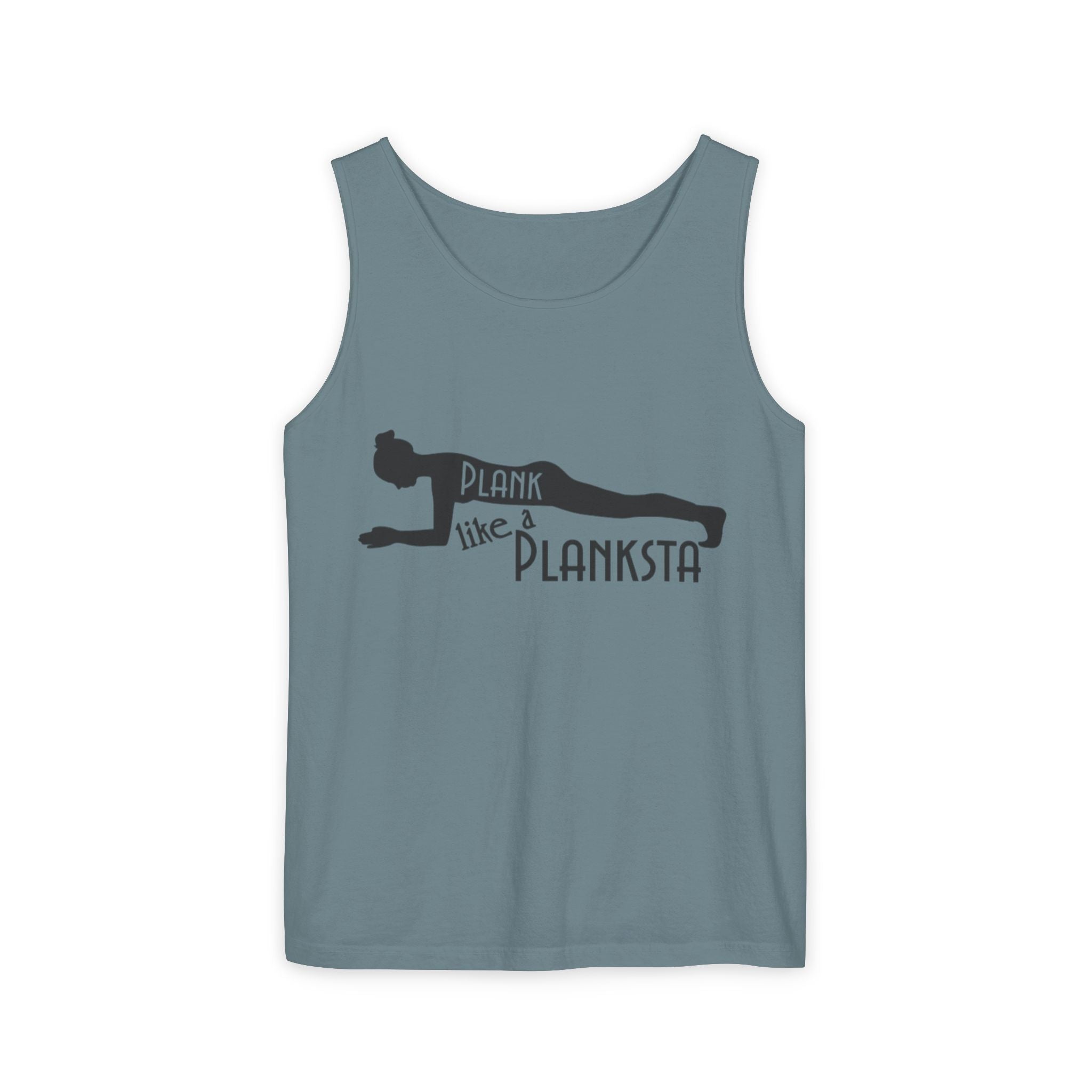 Plank Like a Planksta Tank Top - Funny Fitness Workout Tank