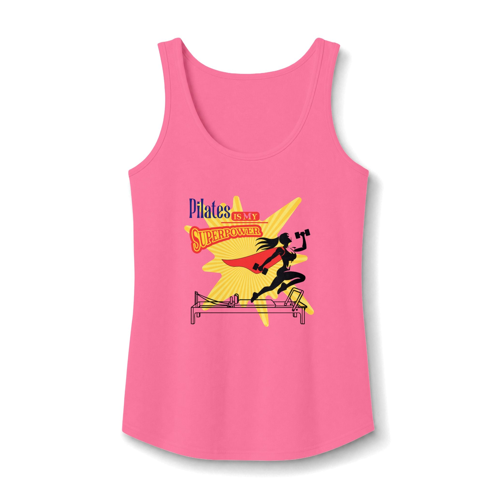 Pilates Is My Superpower Tank Top — Women's Pilates Workout Tank