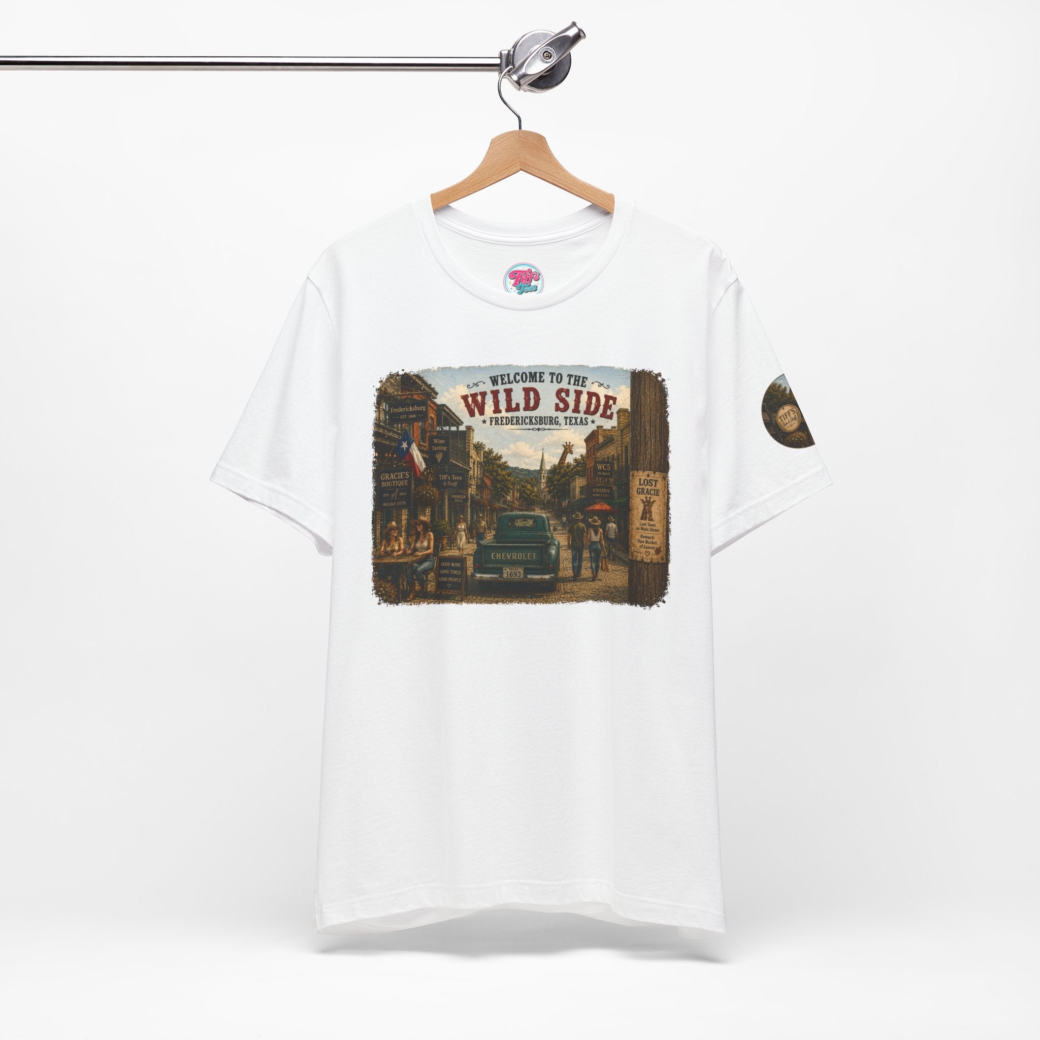 Wild Side Vintage Road T‑Shirt — 'Welcome to the Wild Side' Retro Americana Tee