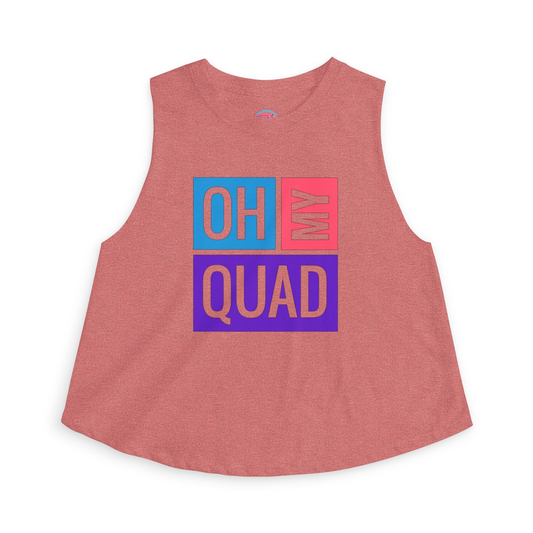 Oh My Quad Crop Top — Funny Fitness Pilates, Gym Tank for Women