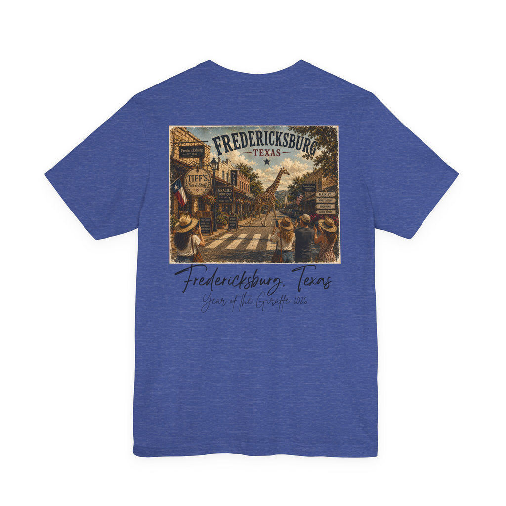 Fredericksburg Texas Vintage Street Scene Tee — Retro Travel Souvenir T-Shirt