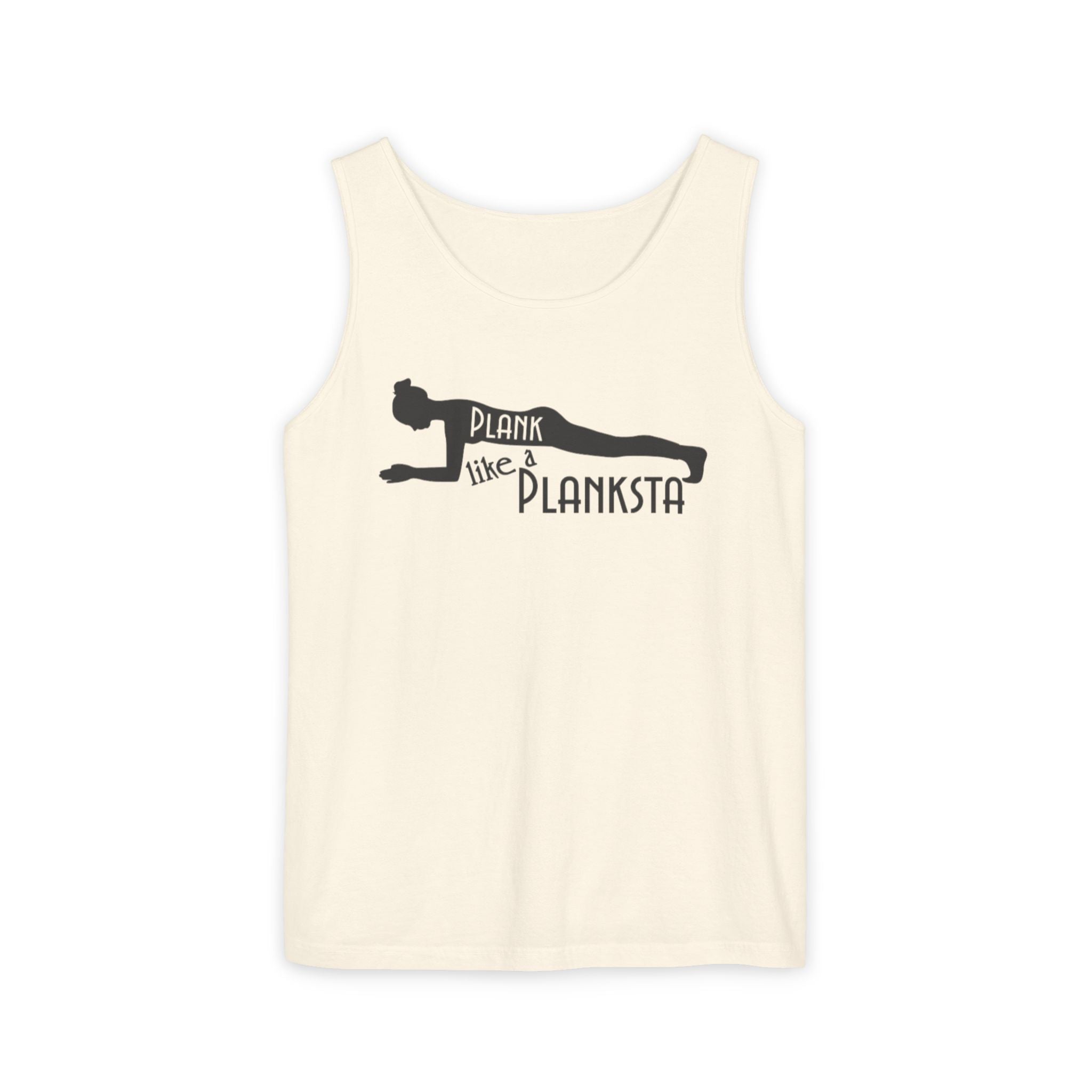 Plank Like a Planksta Tank Top — Funny Fitness Workout Tank